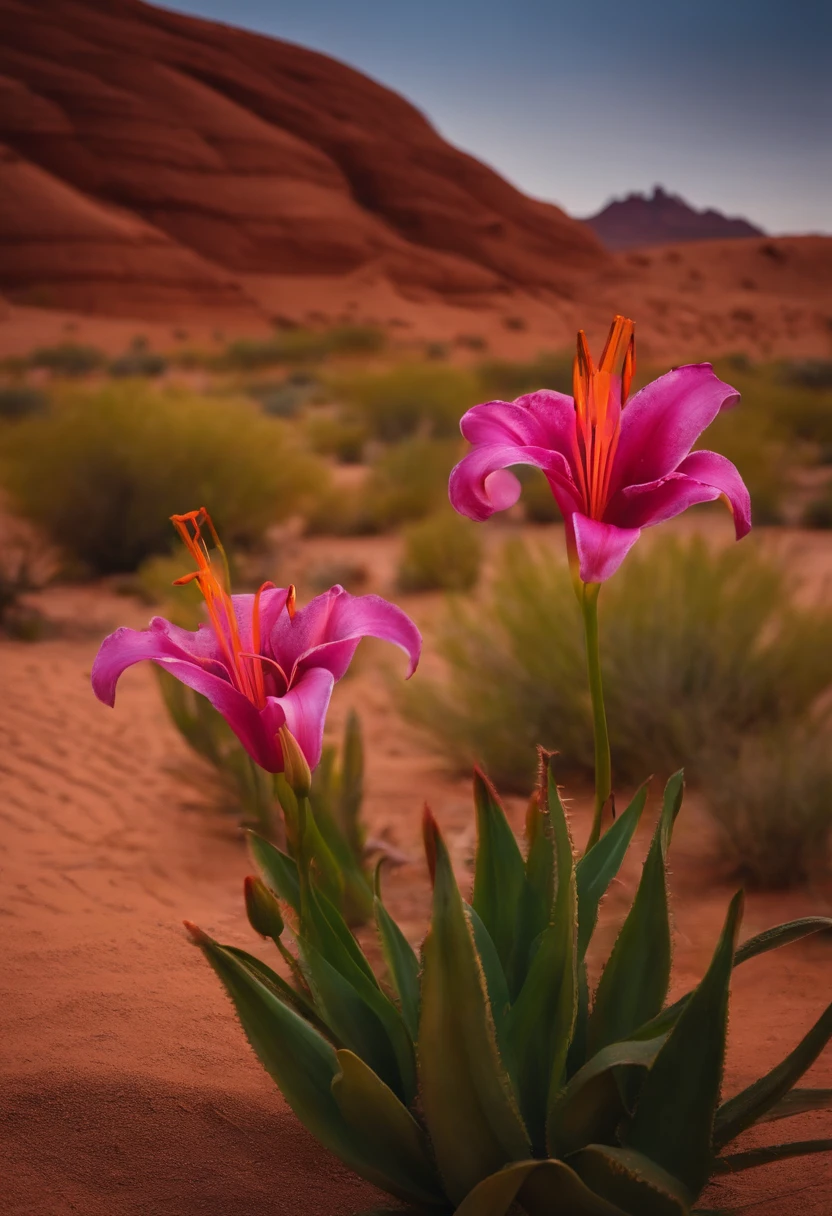 nulheres caminhando no deserto, Lily Faith Flowers