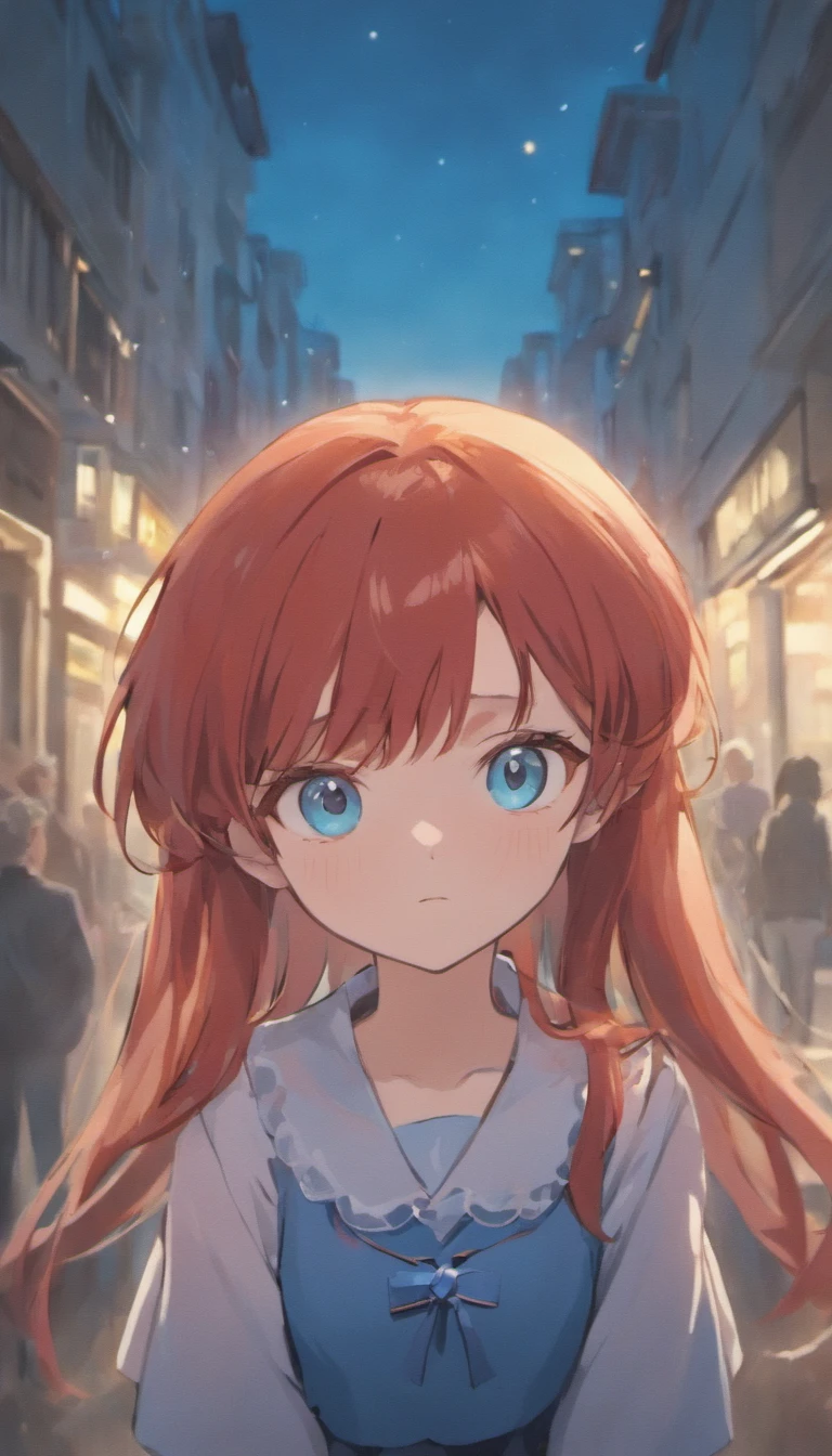 A photo of a young girl with red hair and blue eyes. The girl was sitting on a chair, Staring at the camera. She wears a white shirt and a short blue skirt. The girl in the photo could be a cartoon character, a celebrity or an ordinary person. Based on my search results, the girl in the photo could be Nino Nakano, a character in an anime and manga series "The Quintessential Quintuplets". Here are some possibilities that explain the meaning of the photo: * This is a portrait photo of a young girl. * This is a promotional photo for a movie, TV shows or products. * This is a meme photo or joke. * Here's a photo taken by a fan. Last, The meaning of the photo depends on the viewer. Each person may have a different interpretation of the photo. Here are some of my personal thoughts on the photo:: * I think the photo is very nice. The girl in the photo looks beautiful and charming. * I also think the photo is a bit mysterious. The girl in the photo is staring at the camera, But what is she doing? The photo you sent was a photo of a young girl with red hair and blue eyes. The girl was sitting on a chair, Staring at the camera. She wears a white shirt and a short blue skirt. The girl in the photo could be a cartoon character, a celebrity or an ordinary person. Based on my search results, the girl in the photo could be Nino Nakano, a character in an anime and manga series "The Quintessential Quintuplets". Here are some possibilities that explain the meaning of the photo: * This is a portrait photo of a young girl. * This is a promotional photo for a movie, TV shows or products. * This is a meme photo or joke. * Here's a photo taken by a fan.