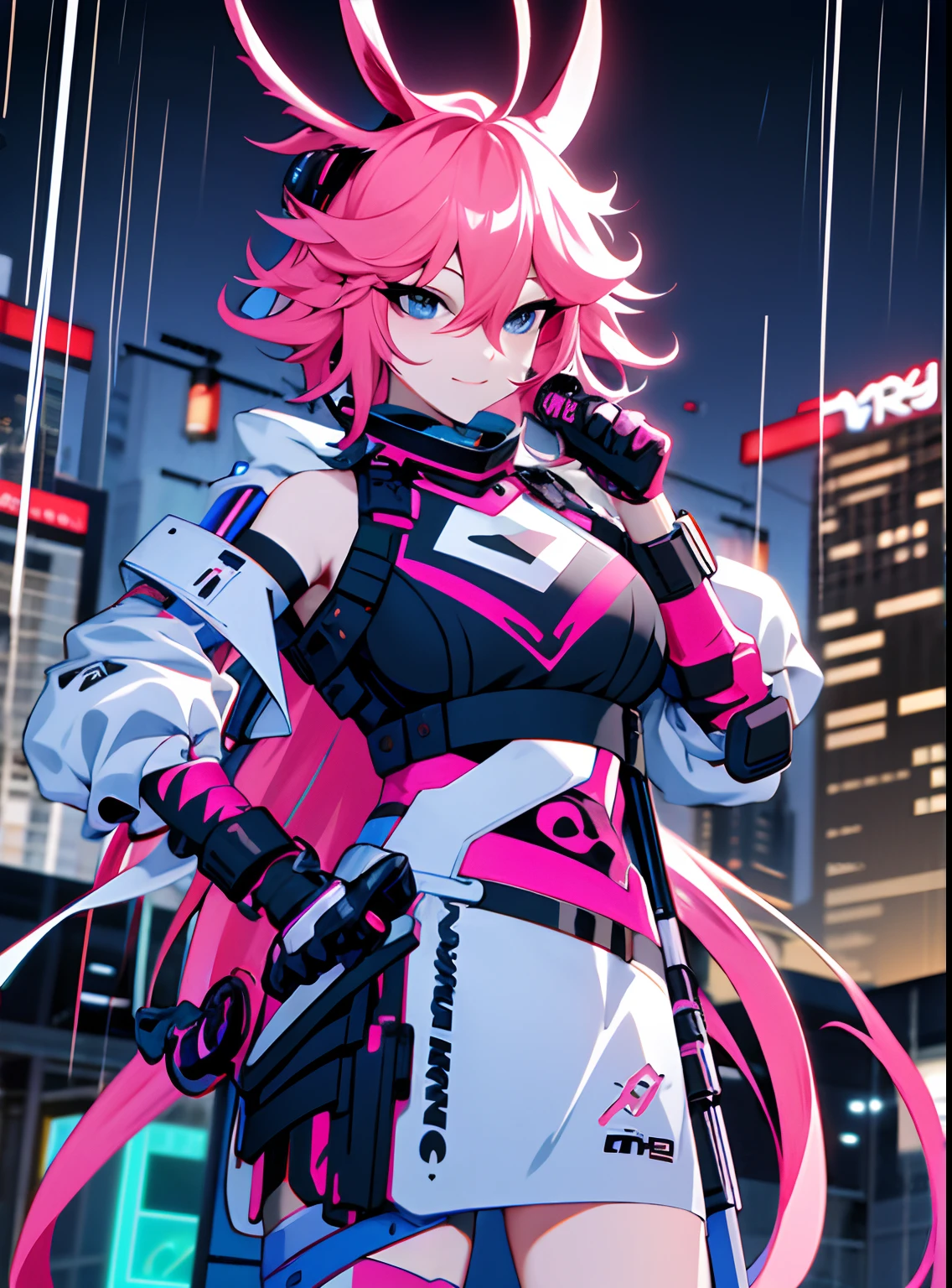 anime girl with pink hair and black and white outfit in the rain, digital cyberpunk anime art, best anime 4k konachan wallpaper, anime cyberpunk art, anime style 4 k, cyberpunk anime girl mech, detailed digital anime art, digital cyberpunk - anime art, badass anime 8 k, cyberpunk anime art, ssss.gridman, modern cyberpunk anime, anime mecha aesthetic, with a sword and a helmet on holding a sword, anime style 4 k, best anime 4k konachan wallpaper, badass anime 8 k, anime wallaper, 4k anime wallpaper, anime wallpaper 4 k, anime wallpaper 4k, anime art wallpaper 4 k, anime art wallpaper 4k, anime art wallpaper 8 k, portrait ninja gaiden girl