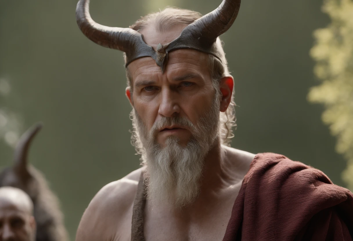 Was Moses actually a demon? During the story, it is possible to see Moses being portrayed with two horns on his head, just like Satan.