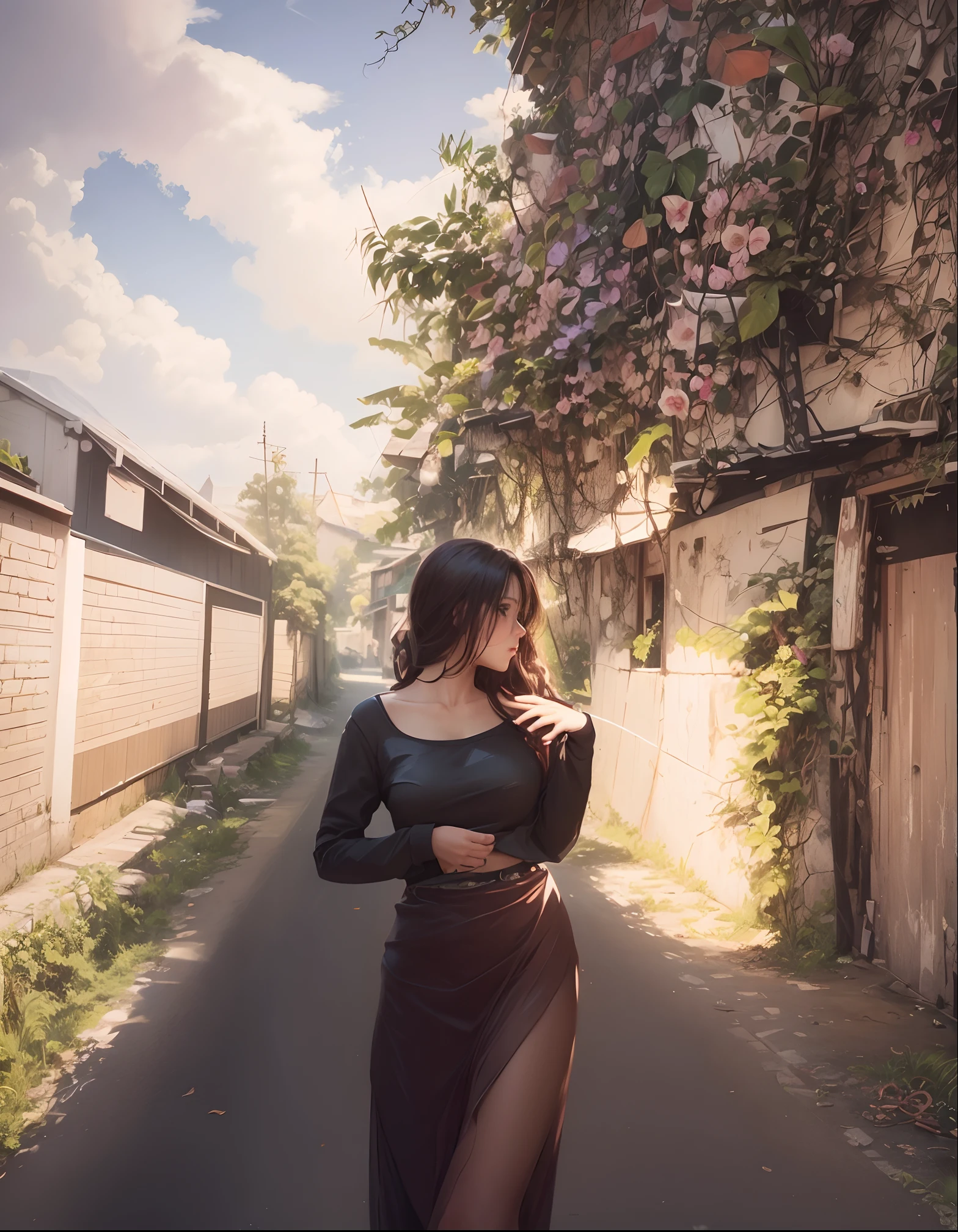 Beautiful Girl realistic, - - v4