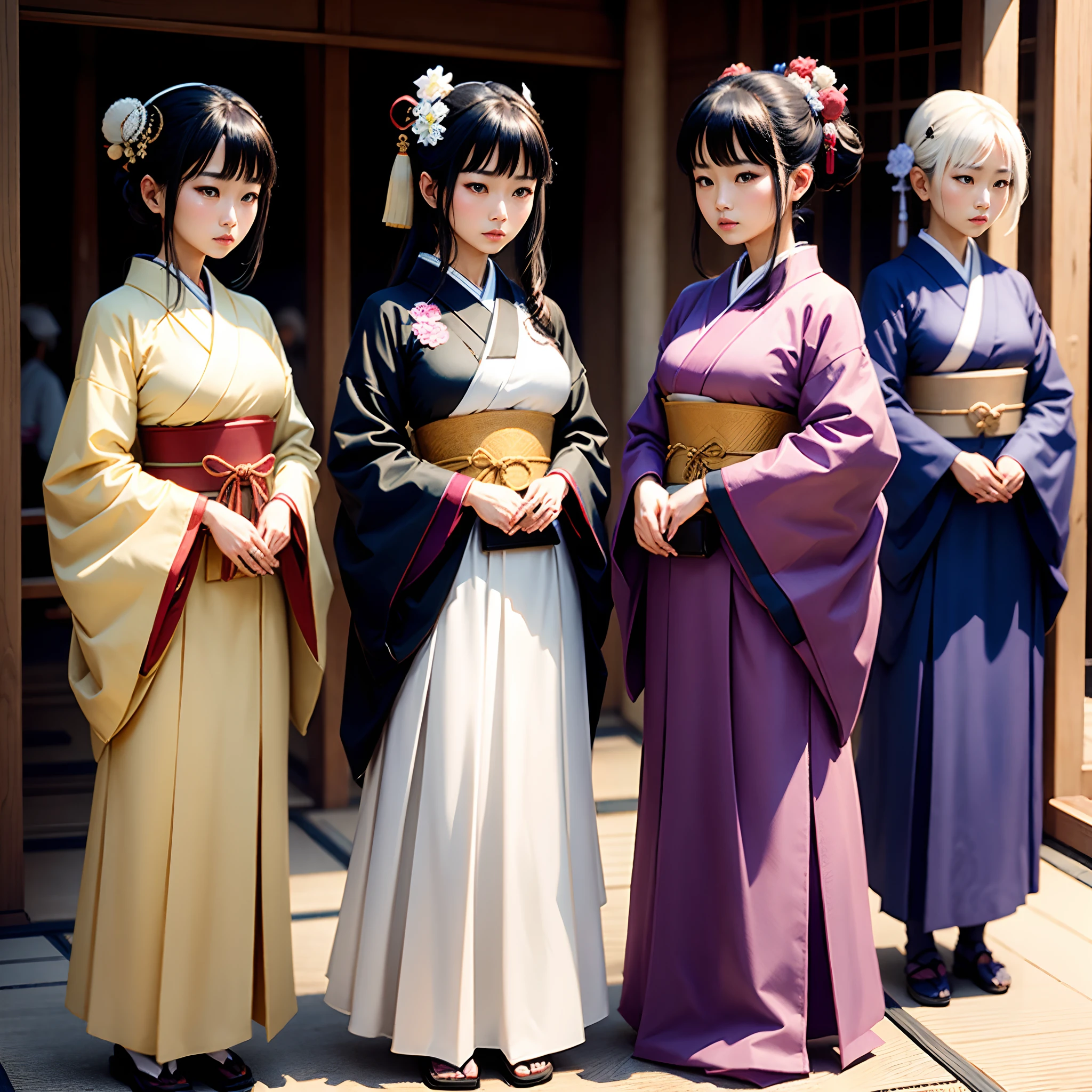 Junihitoe is a layered garment worn by Japanese aristocratic women from the 7th century onwards:1.6