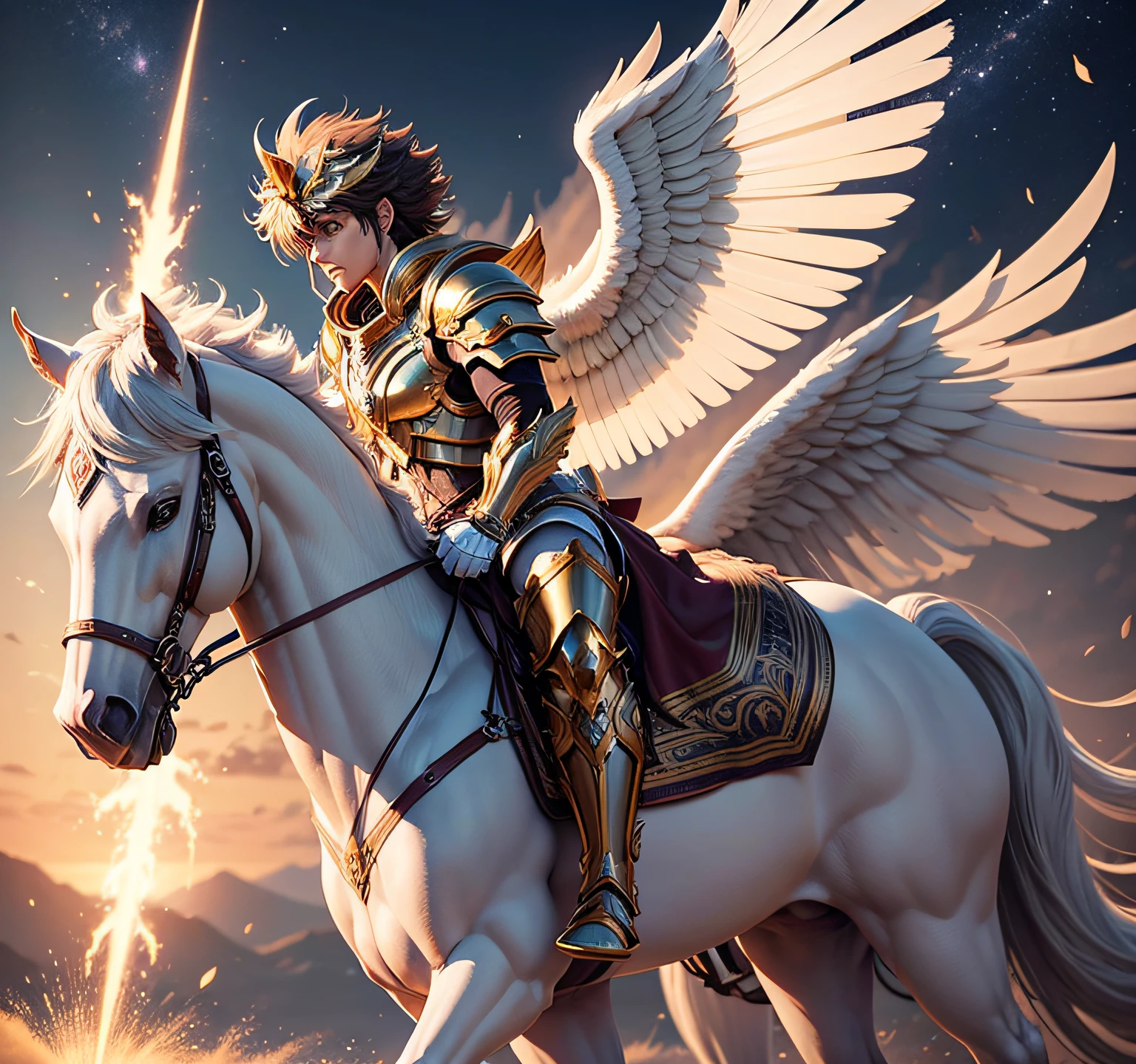 Realistic version Seiya pegasus armor Cavaleiros do Zodiaco