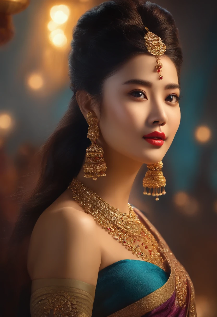 Wei Daxun,pop star,oil painted,8k Vijay