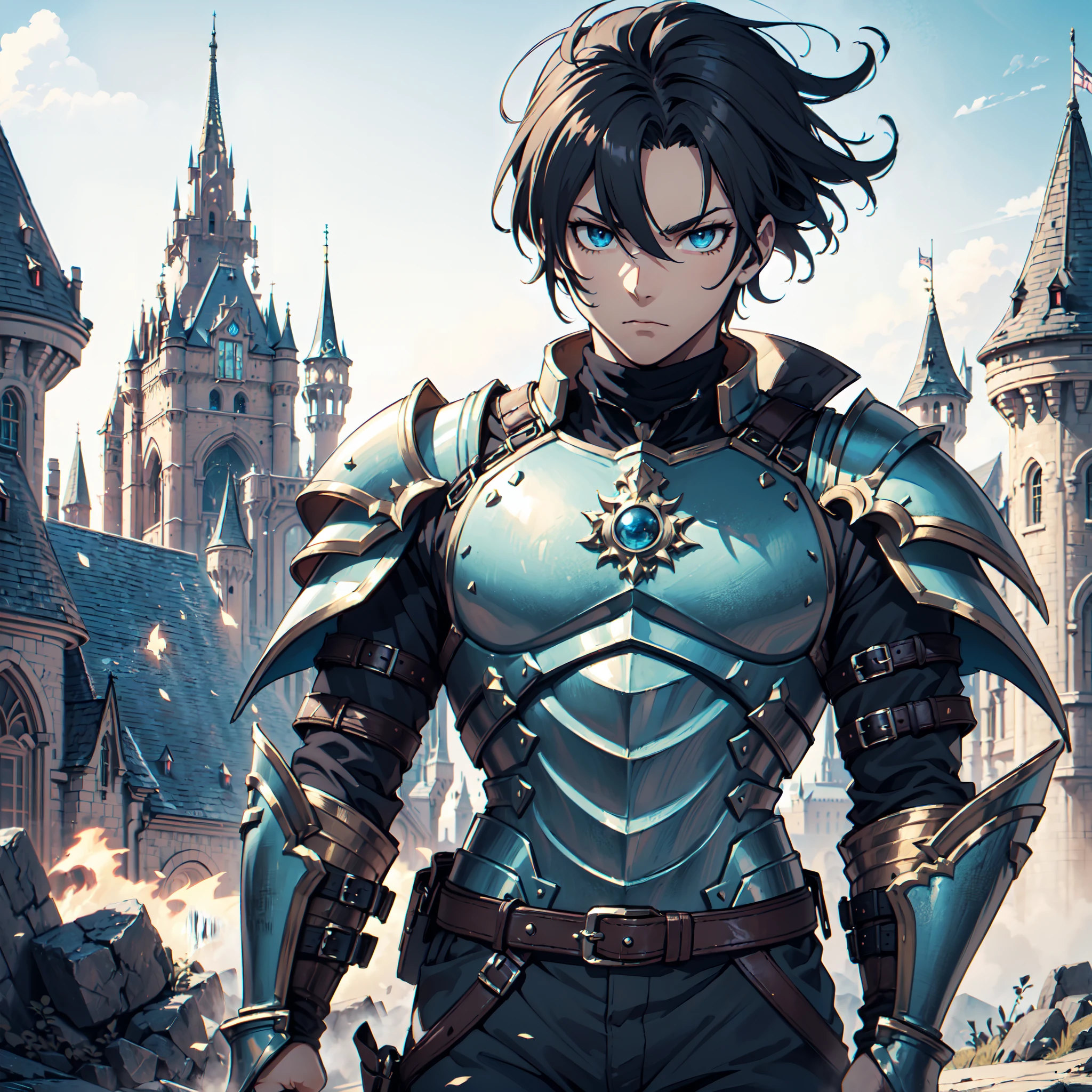 128K Ultra High Definition,
128K Ultra High Quality,
128K Ultra High Resolution,
Best Definition,
Best Quality,
Best Resolution,
Perfectly Detailed,
Perfectly Designed,
Extremely Detailed,
Extremely Designed,
Hyper Detailed,
Hyper Definition,
Hyper Quality,
Hyper Resolution,
Masterpiece,
(((Anime))),
Body Shot,
(((1 Boy))),
Handsome,
Muscular Body,
Hyper Detailed Short Hair,
(((Hyper Detailed Armor Plates))),
(((Hyper Detailed Cuirass))),
(((Hyper Detailed Baron Armor))),
(((Fantasy Castle Background Scenery))),