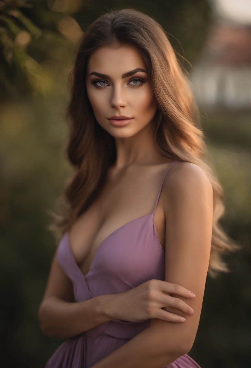 arafed frau voll , Sexy girl with brown eyes, ultra realistisch, Akribisch detailliert, portrait sophie mudd, brown hair and big eyes, Selfie einer jungen Frau, Dubai Augen, Violet Myers, ohne Make-up, Natural makeup, Blick direkt in die Kamera, Gesicht mit Artgram, dezentes Make-up, Stunning full body shot, die Gehende posiert, medium to large bust size