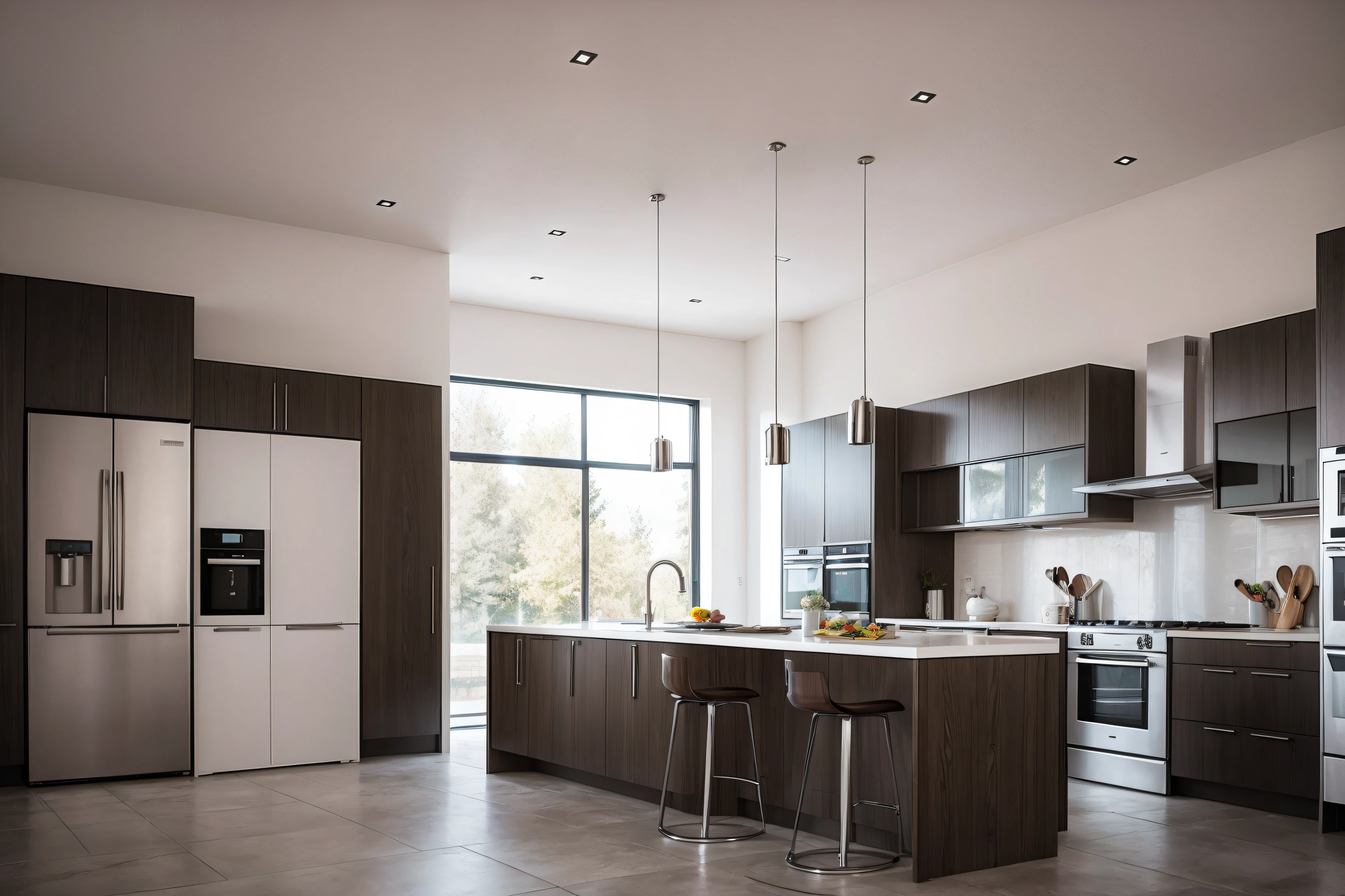 a modern kitchen