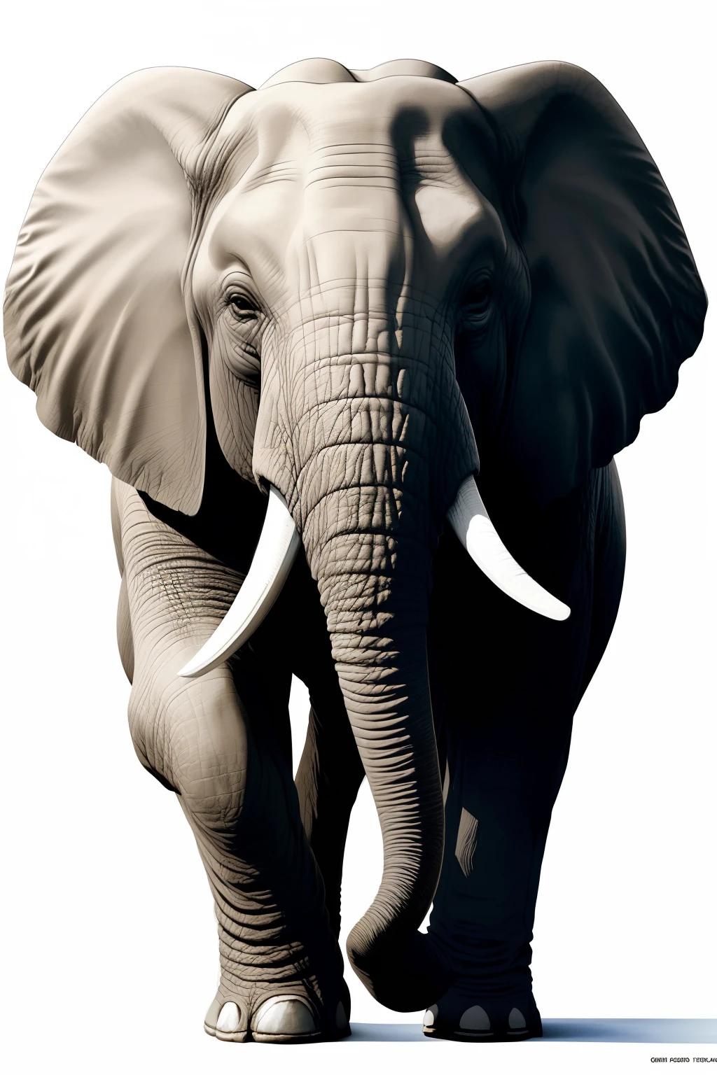 Large elephant, giant one