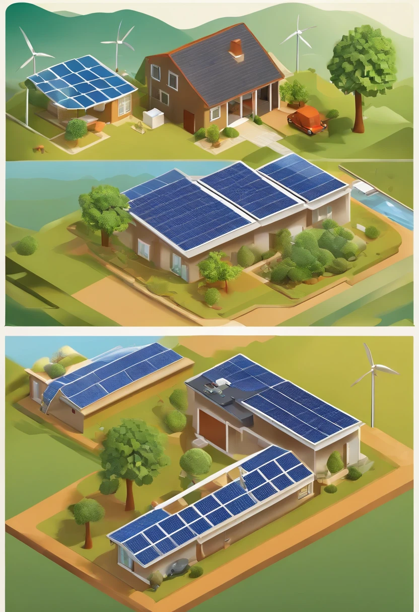 Isometric style, accurate 120 degrees, poly art, stylized 3D rendering, 3D stylized scene, a poster with a laptop, laptop, and a car connected to a solar panel, solar, solid, clean energy, teaser, excellent, omg, online, by Harold von Schmidt, renewable energy, sustainable, best on adobe stock, commercially ready, absolutely outstanding image, one, on simple background, sustainability, look at the details, in modern era, smart, cycle render