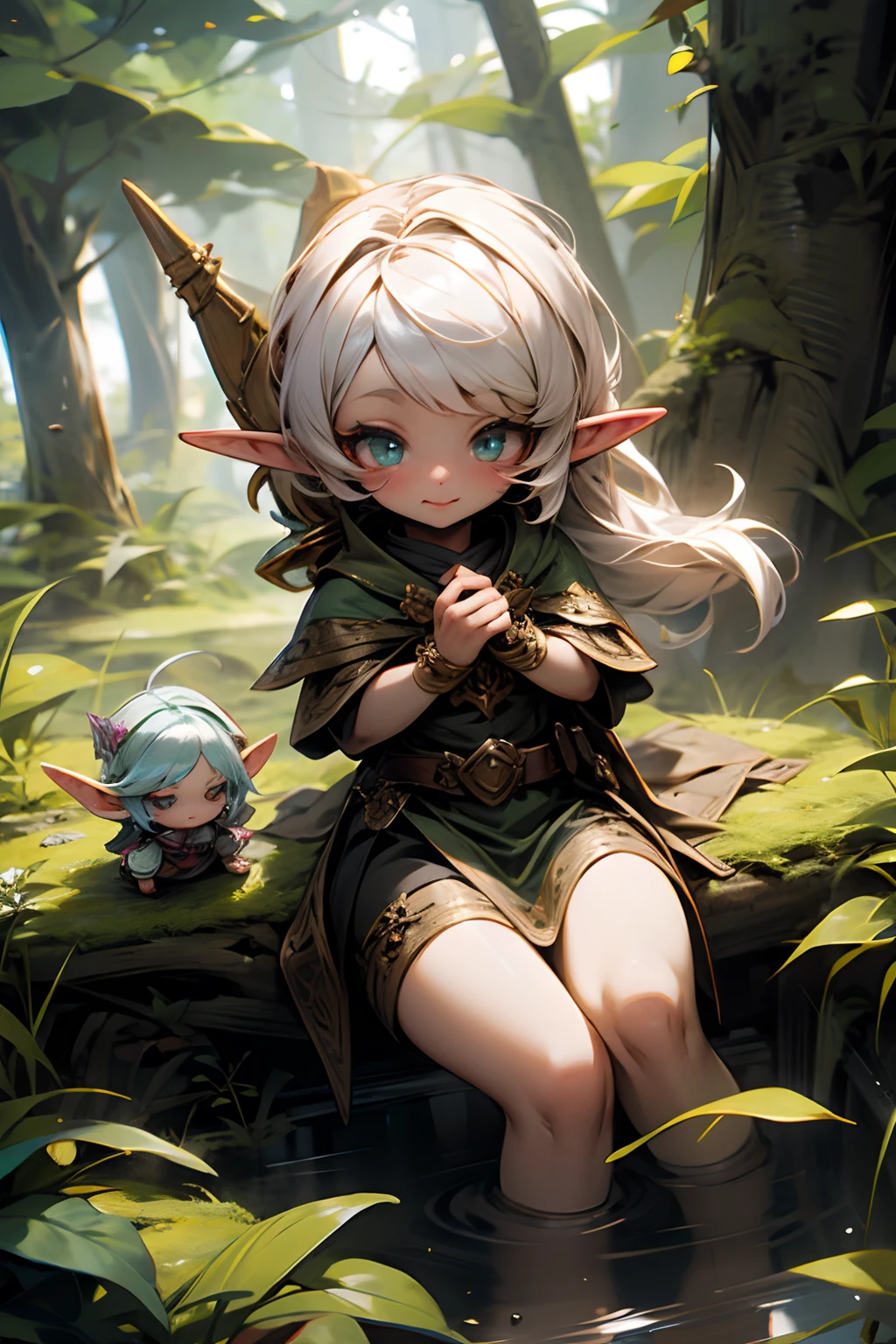Chibi, elf girl