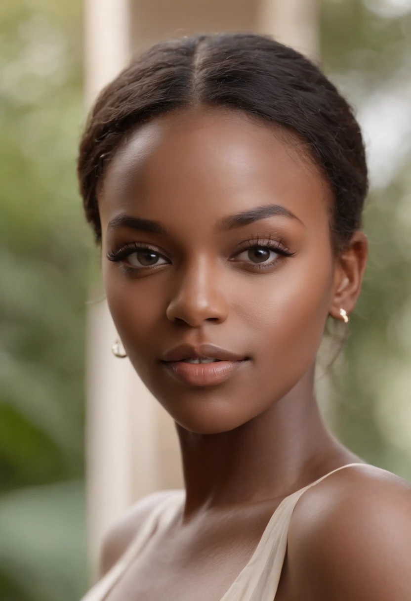 ((Peau claire africaine, Métis ebony skin)), ((Its beauty is undeniable)), ((Excited cute face)), ((Hyper-detailed perfect eyes,)),  in a chic hotel room)), ((Sourire sexy)), ((Seductive )), sexy, ((Tight mesh shirt, shorts courts sexy)), ((Afro African long curly,)), ()), ((debout, Vue de face)), , ((dehors, Ville publique)), Sharp Focus CGI, photoreallistic, High detail, Realstic, Masterpiece, Best quality, Hdr, High quality, high-definition, Extremely detailed, 8k wallpaper, Intricate details, 8K UHD, Full-HD, (photo realist:1.2), contraste, intense illumination, lighting cinematic, natural lighting, hard light, contre-jour, Illumination globale, occlusion ambiante