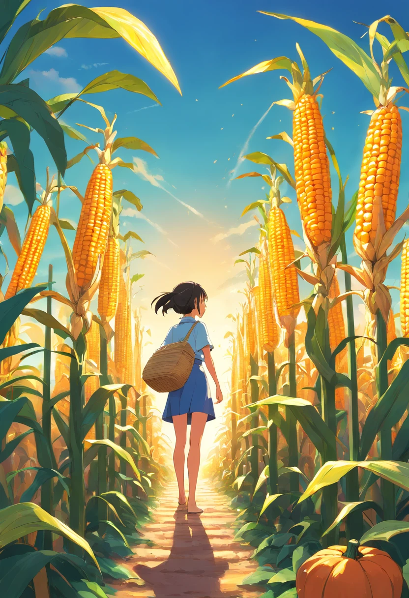 The Mayan civilization had many corn crops, frijol y calabaza