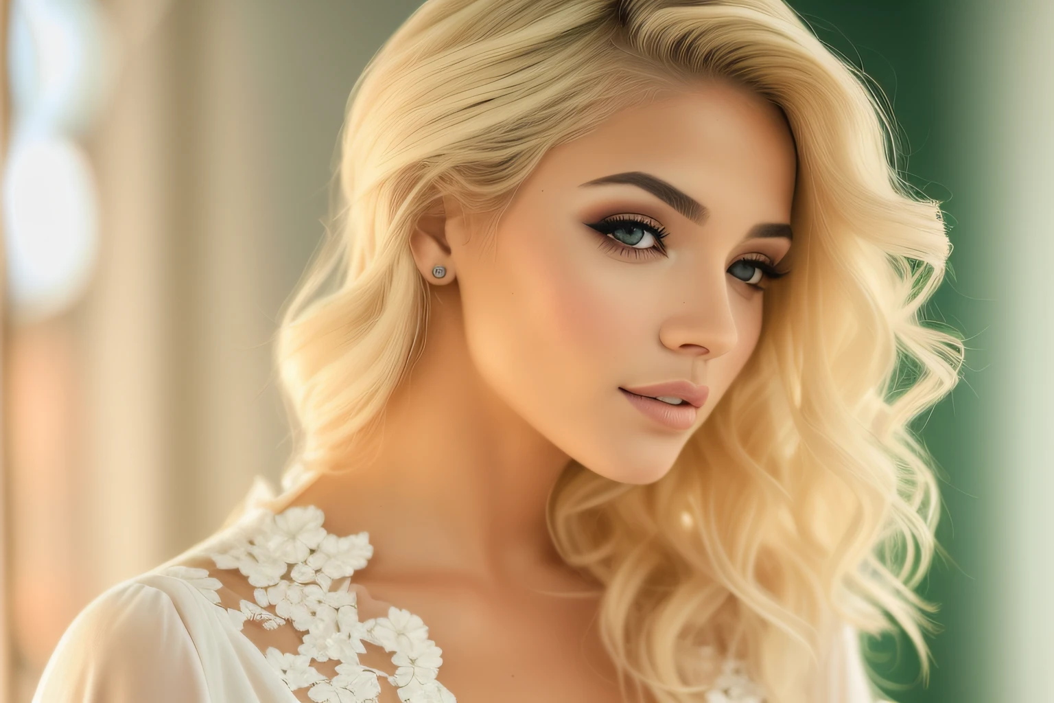 Mulher loira com longos cabelos ondulados usando vestido vermelho e olhando para longe, mulher loira bonita, loira mulher jovem bonita, uma loira linda, loira bonita, foto de uma mulher bonita, mulher loira, foto retrato suave 8 k, uma meninaabelo loiro, Retrato de um modelo bonito, mulher loira nova, beleza de cair o queixo, Cabelo loiro bonito, Blonde and attractive features