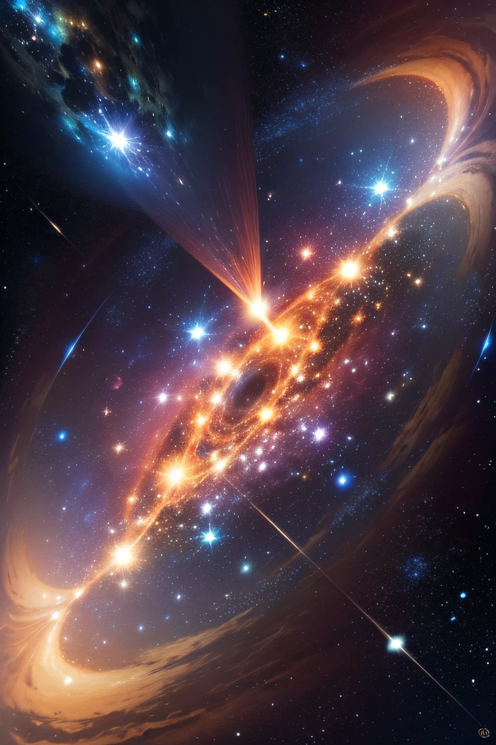 Universo, galaxias, estrelas, planetas