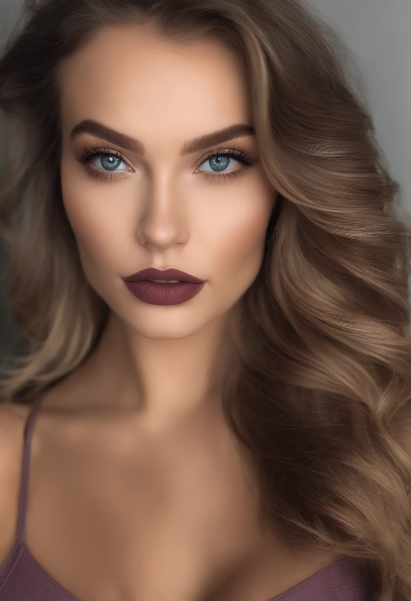 Arafed woman completely , fille sexy aux yeux bleus, ultra realist, Meticulously detailed, Portrait Sophie Mudd, cheveux blonds et grands yeux, selfie of a young woman, Yeux de chambre, Violet Myers, sans maquillage, maquillage naturel, looking straight at camera, Visage avec Artgram, Maquillage subtil, Superbe photo du corps entier dans une chambre, Medium to large bust,