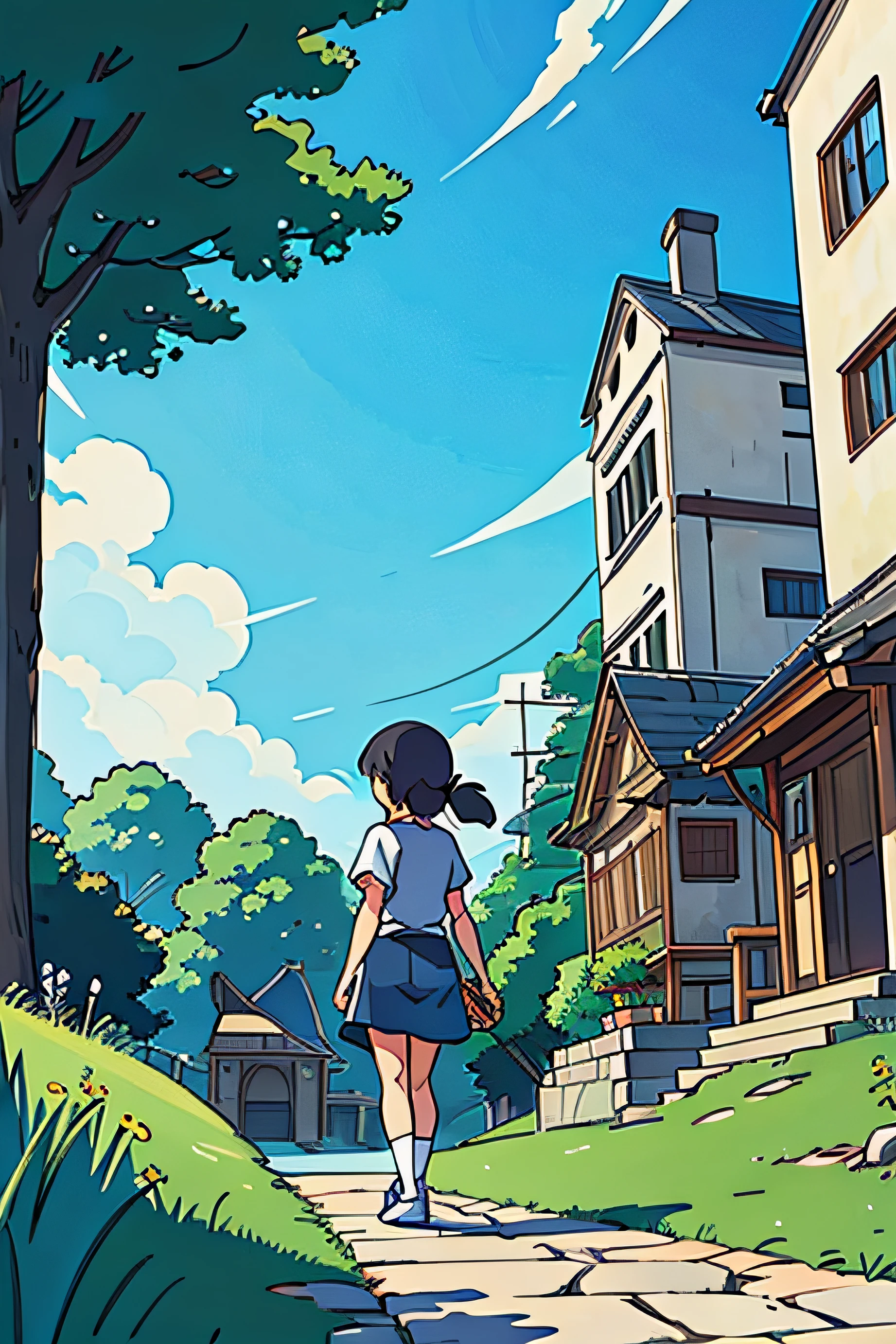 (best-quality:0.8), (best-quality:0.8), perfect anime illustration, studio ghibli style