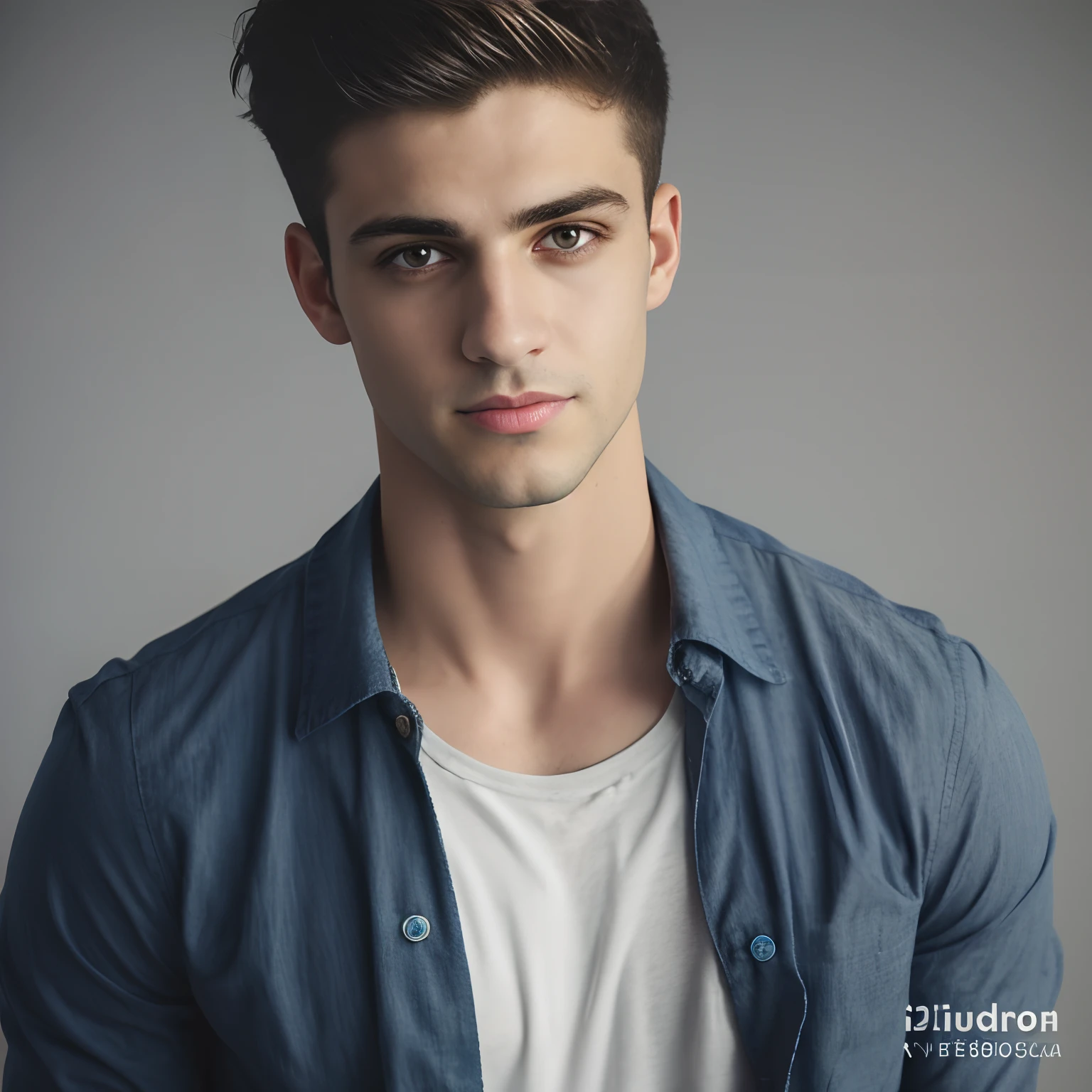 Rapaz jovem com camisa azul e camisa branca posando para foto, headshot photoshoot, modelo masculino com olhos azuis, retrato headshot, head and shoulders shot, bonito rosto atraente, head and shoulders photography, head shoot, fotografia headshot, halfbody headshot, jovem bonito, jovem bonito, Macho bonito, foto headshot, jovem bonito, headshot and bodyshot, inspirado em Matthew Daddario 8k