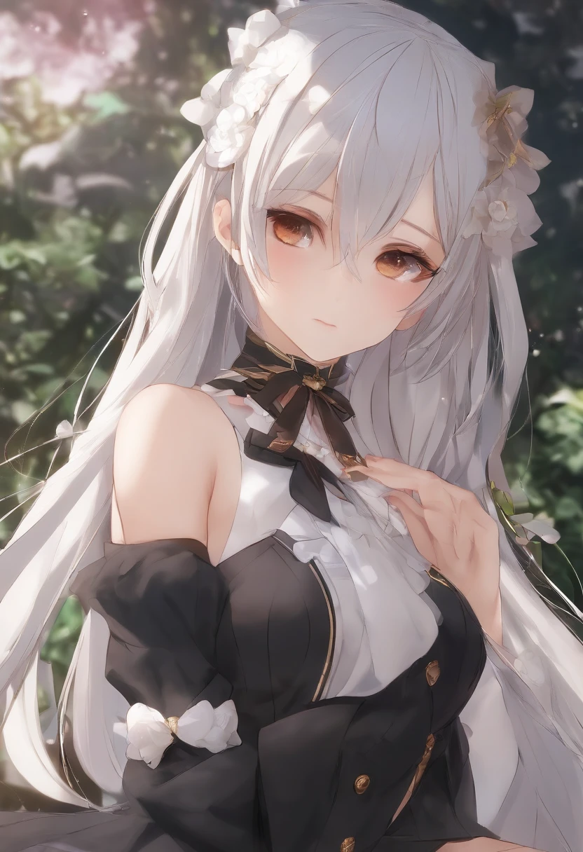 人物，quadratic element，Anime style，adolable，temperament，female pervert，4K，Few clothes