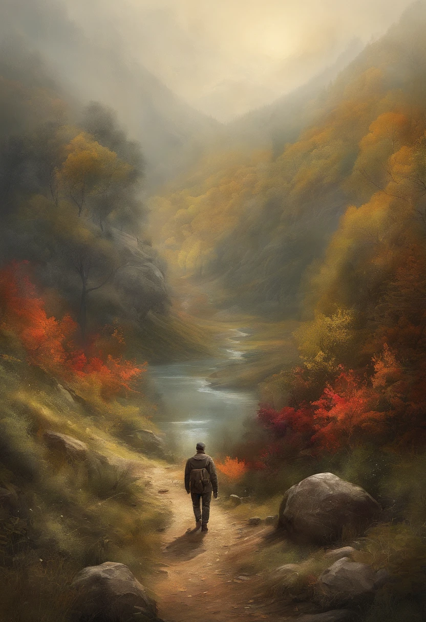 homem JOVEM, SURPRESO, Directed by: Drew Tucker, Directed by: Adam Marczyński, Directed by: Alexandre Kucharsky, Directed by: Gavin Nolan, Surrealismo 8K, Directed by: Jason Felix, Yuri Shwedoff e Tom Bagshaw, arte ilustrativa, Estilo Erik Johansson