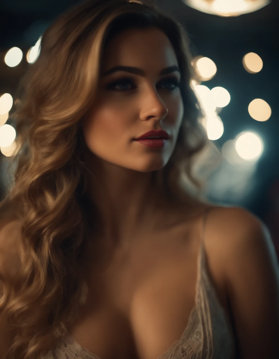 beautiful hot american girl, glamour seductive beauty highly detailed, realistic