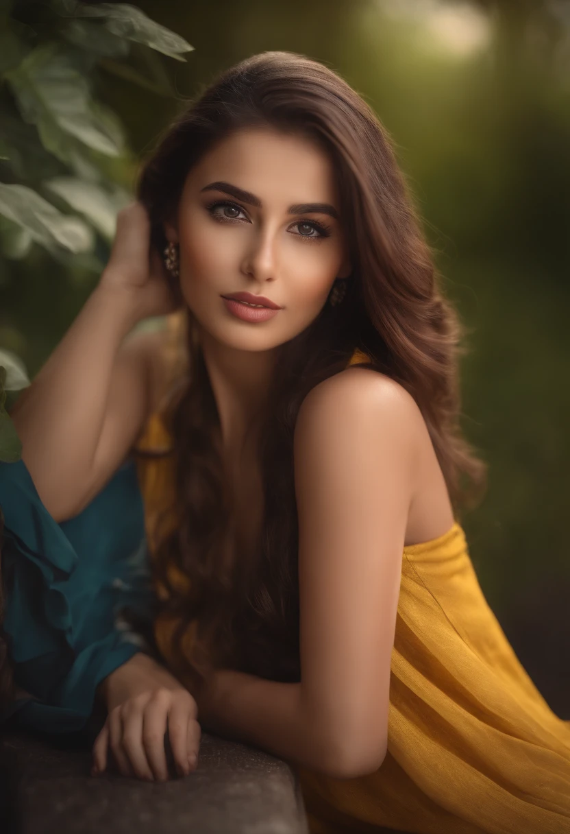 premier quality, arabic, 1 fille, beau visage, (Photorealistic photos:1.3), Rim Lighting, (high detail skin:1.2), 8k UHD, DSLR, High quality, High definition, 4K, 8k, Bokeh, (real: 1.3), petit visage, Mignon une fille, tanktop