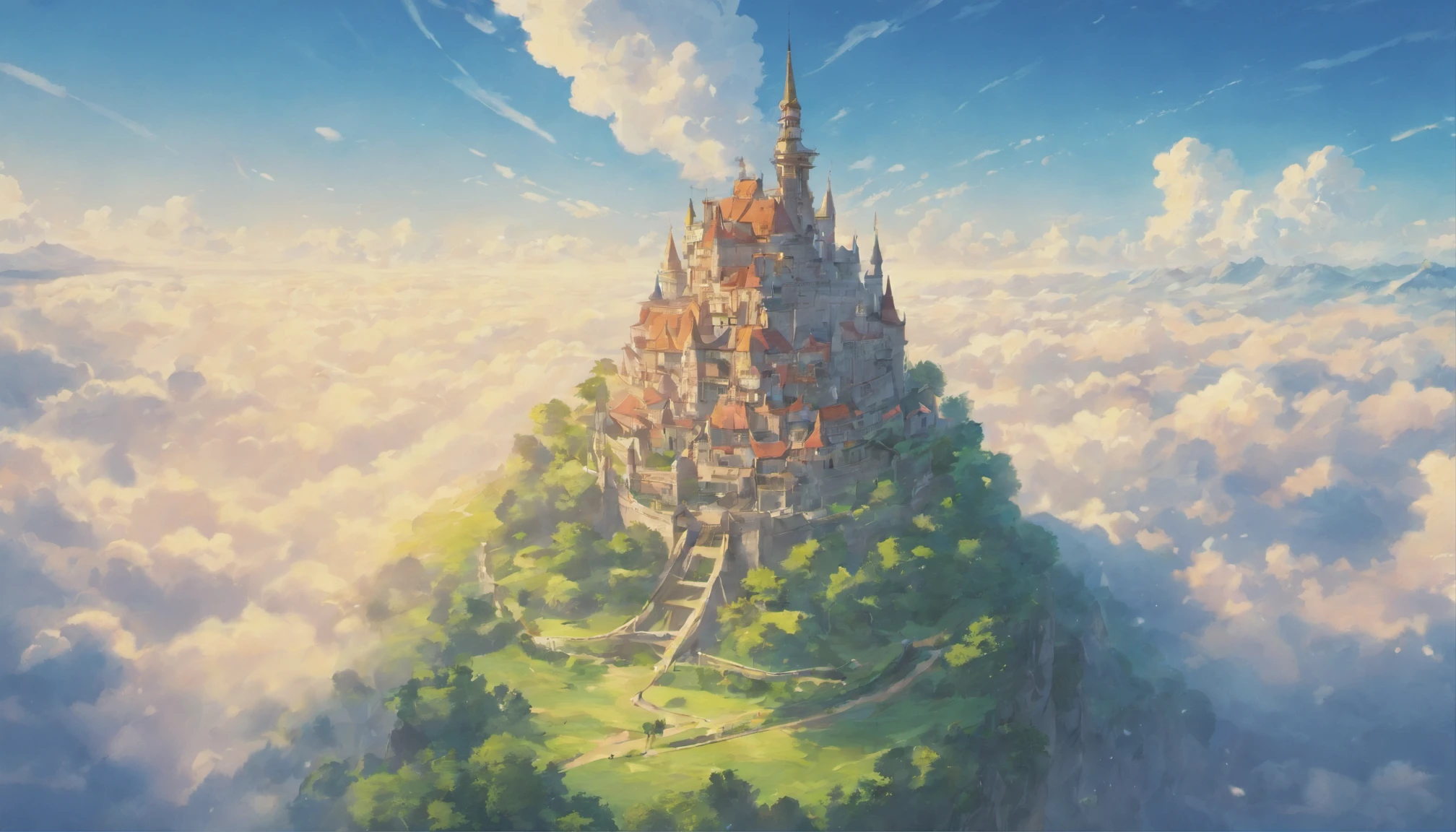 Castle in the Sky In the sky Clouds, heaven.