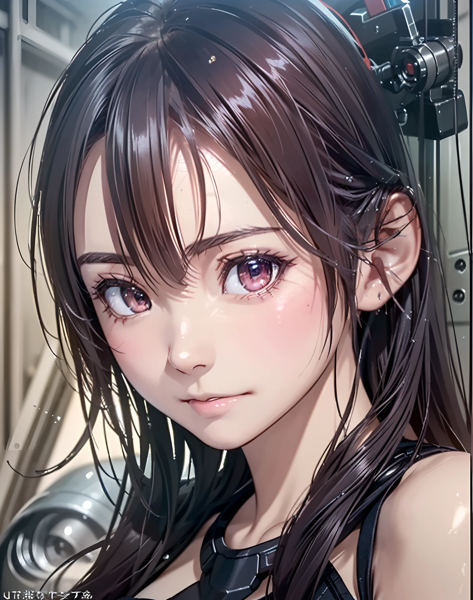 (((masutepiece))), ((((Best Quality)))), ((((Ultra-detailed))), (High Definition CG Illustration), ((extremely delicate and beautiful face)),(Cute and delicate face ), Cinematic Light, ((1 Mechanical Girl)), Solo, Whole body, (Machine-made joints: 1.4),...