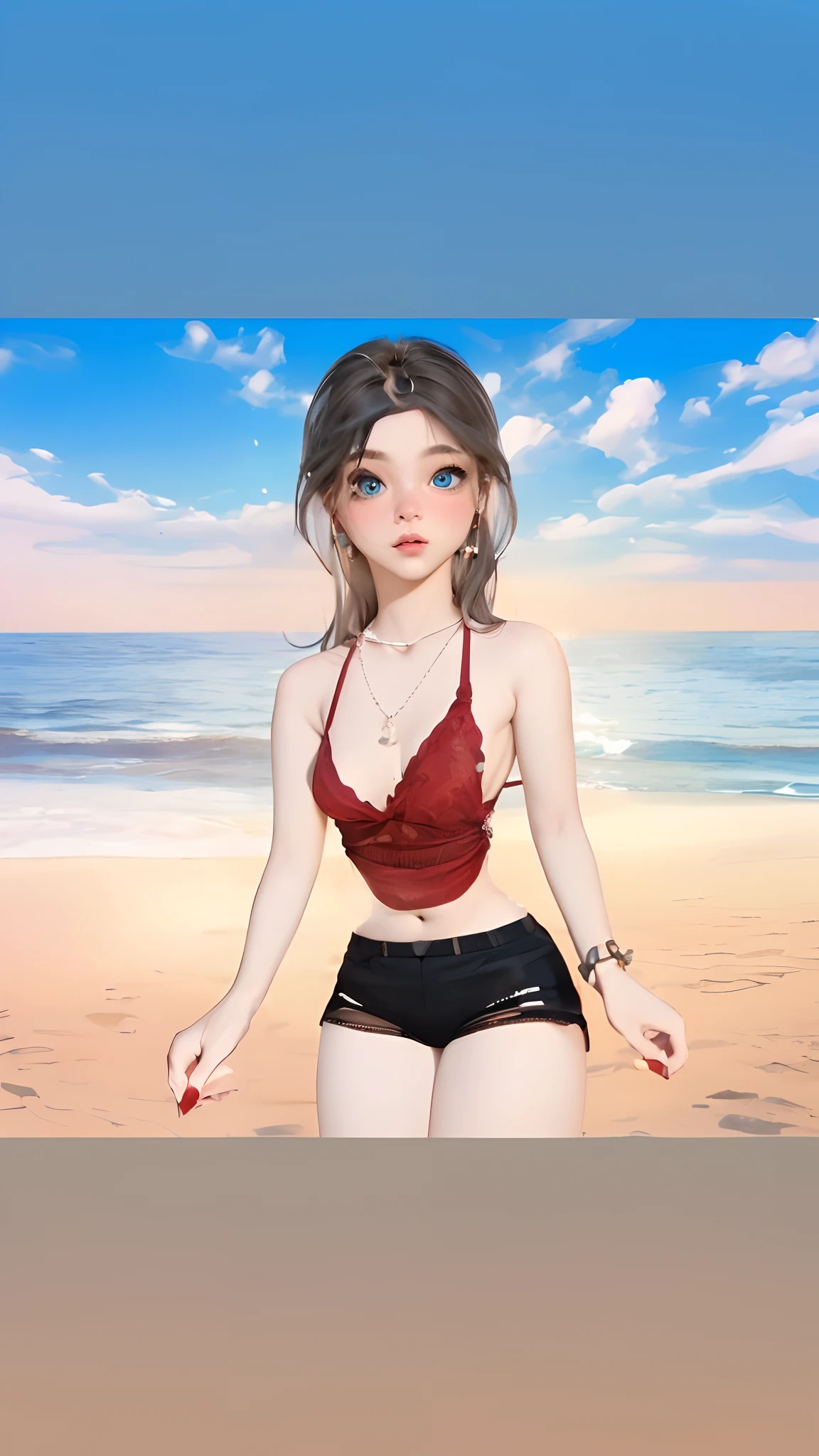 (melhor qualidade, obra-prima), 1girl, olhos azuis detalhes intrincados, off shoulder, saia, gargantilha, babados, see-through, olhando para o espectador, blush, parte superior do corpo, fundo desfocado, estampa floral, contrapposto, olhos azuis, see-through bikini, molhada,sexy, olhos azuis, blue eyes,pelada ,nua sem roupa