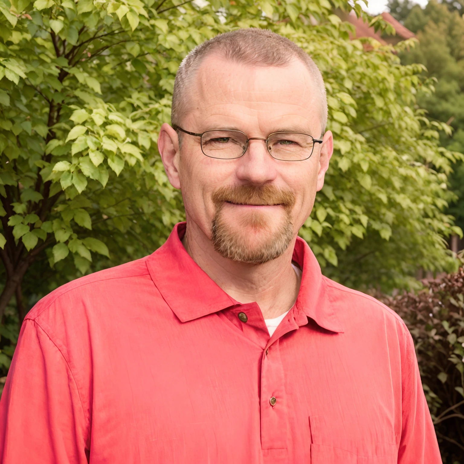 smiling man in red shirt standing in front of a tree, greg kutkowski, greg rukowski, greg rutwoski, greg rutkowski ”, greg rutkovsky, greg ruthkowski, greg rutkowki, mark hammil portrait, michael kutsche, steve niles, scott fischer, greg rutkwoski, greg rutkowsk, dan volbert