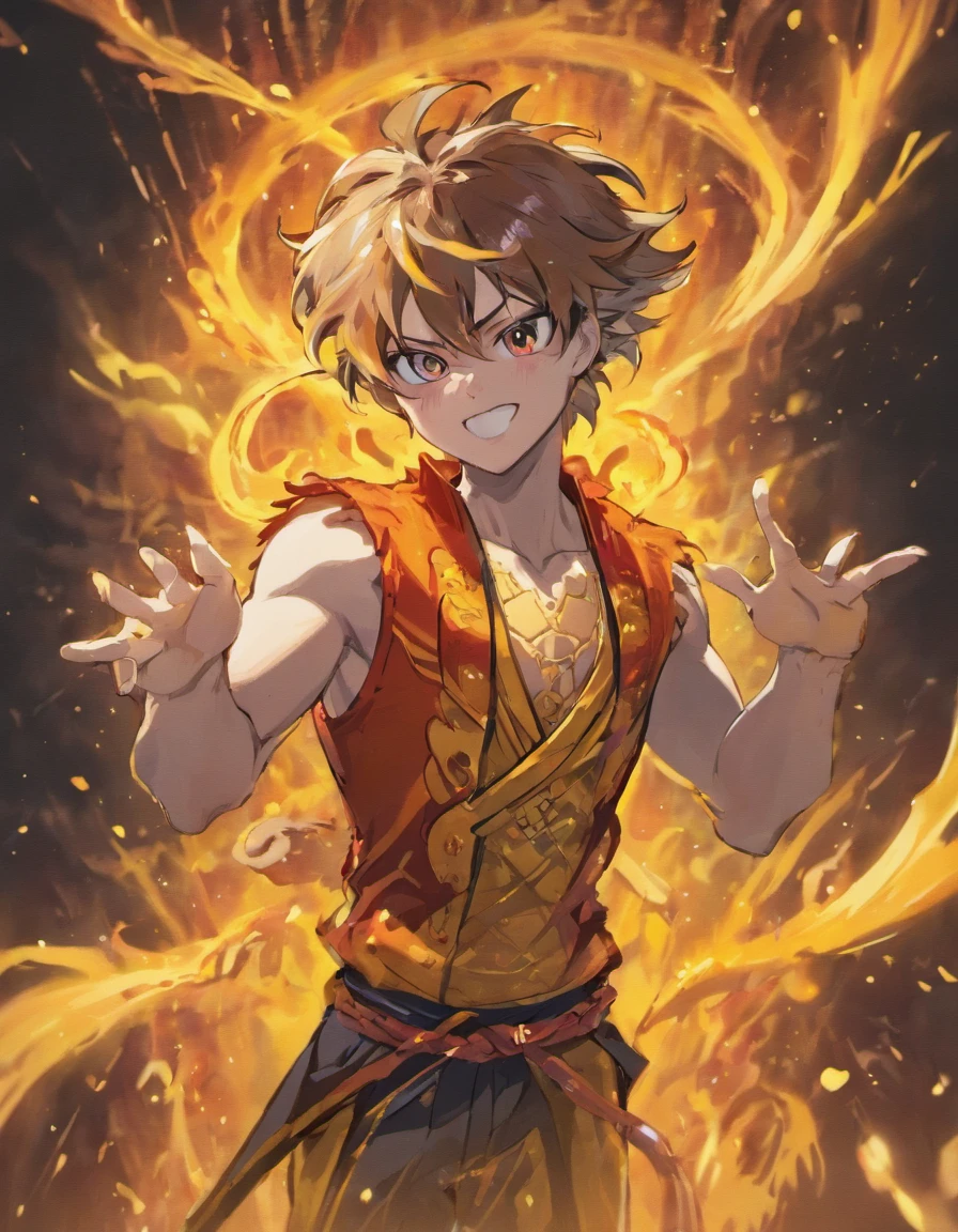 Homem africano 30 anos, demonio, face with dragon features, fisico atletico, cabelo do killmonger, Floating magic sharks, estilo anime one piece [Kaidou], cores: amber, Onyx, roxo, vermelho, Design frontal de corpo inteiro.