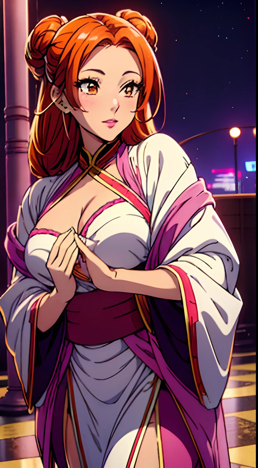 Queen of sex and lust. Dominatrix. Whip in one hand. Very sexy. NSFW. Anime style