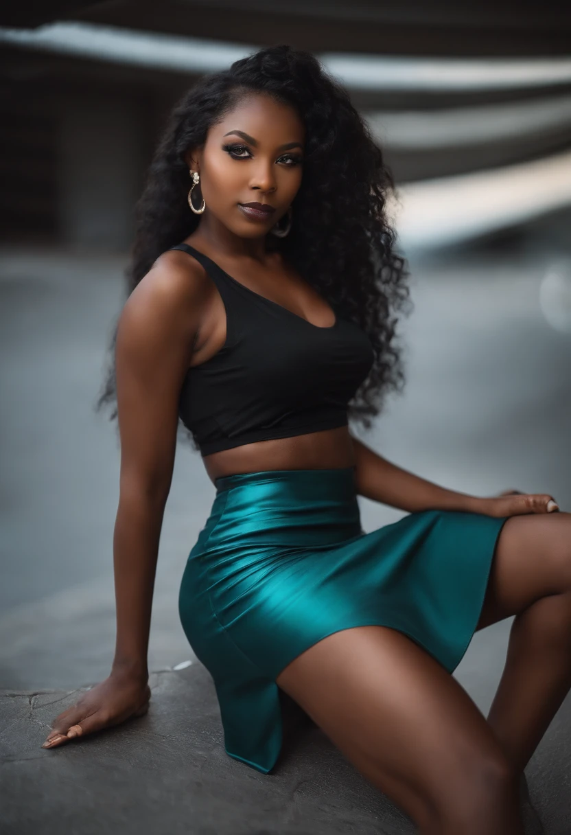 Black girl miniskirt upskirt sexy
