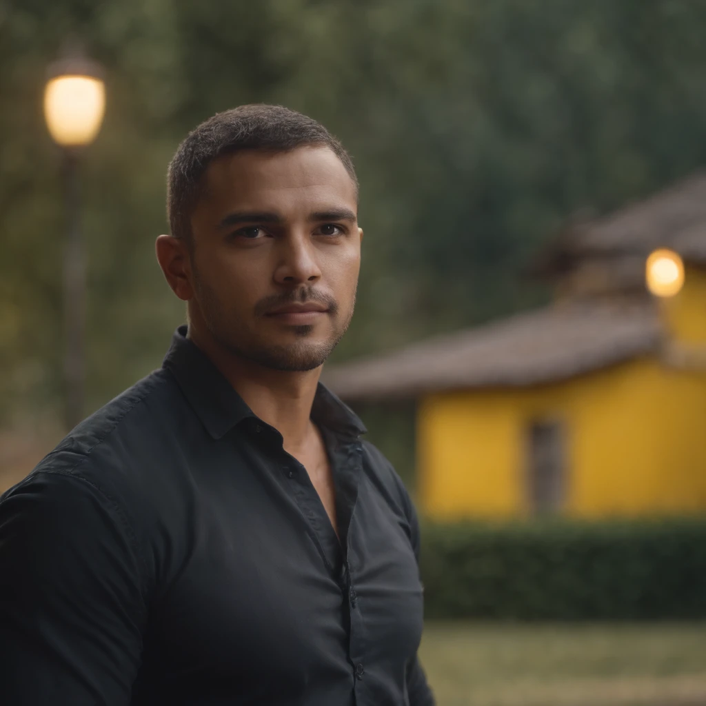 dois rios lado a lado, um preto e um amarelo