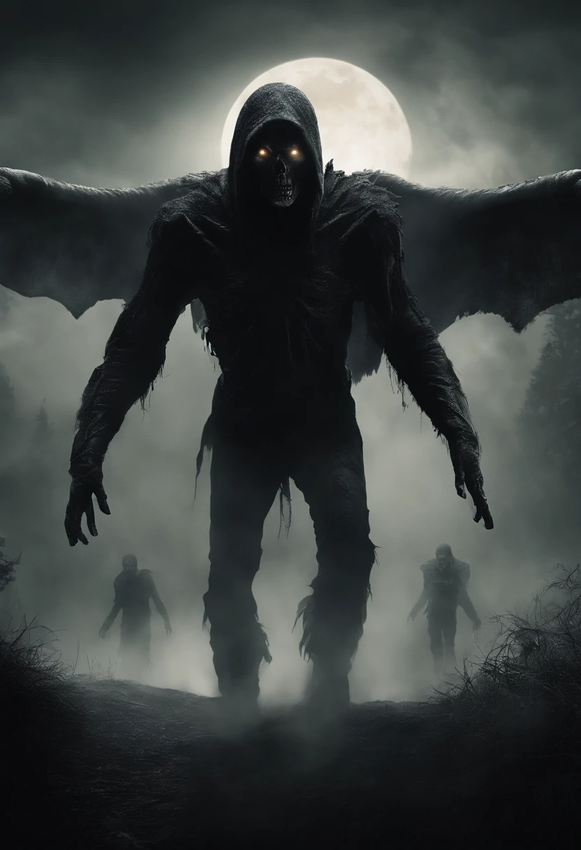They would have the ability to fly, thanks to their extraterrestrial origin, and also the terrifying ability to turn humans into zombies, due to their undead nature. The invasion would begin silently, with the arrival of unidentified spacecraft that would descend on the most remote locations on Earth.
The first to be affected would be the animals and people living in these isolated areas. Slowly, the infection would spread to the cities, causing panic and chaos. The world's military forces would be mobilized, but their conventional weapons would be ineffective against these zombie aliens.
(best quality,ultra-detailed,realistic:1.37),dark,haunting,frightening,surreal,creepy,ghastly,disfigured face,ghostly figure,ethereal,horror surfaces,nightmare-inducing,terrifying shadows,demonic appearance,haunted atmosphere,gothic vibes,unsettling,macabre,ominous mist,distorted reality,eerie lighting,ominous colors,dreadful specter,otherworldly presence,menacing aura,horrible nightmare,unearthly beauty,nightmarish visions,ghoulish horror,painful imagery,haunting dreams,twisted nightmare,monstrous form,phantom appearance,horrific entity,creeping darkness,horror-filled scene,night terror,horror masterpiece