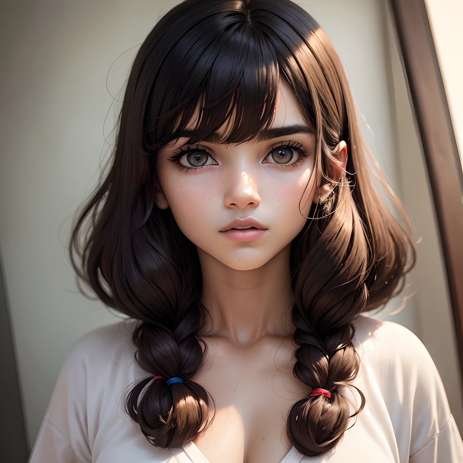 1girl in, surrealism, Verism, nffsw, Anatomically correct, masutepiece, Textured skin, awardwinning, Best Quality, hight resolution, 8K,
