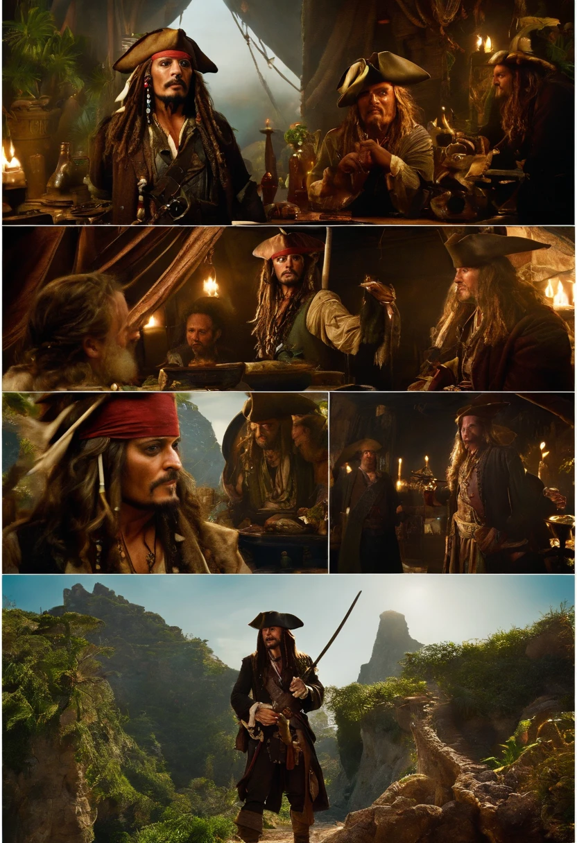 jack sparrow (jack ward) pe insula tortuga
