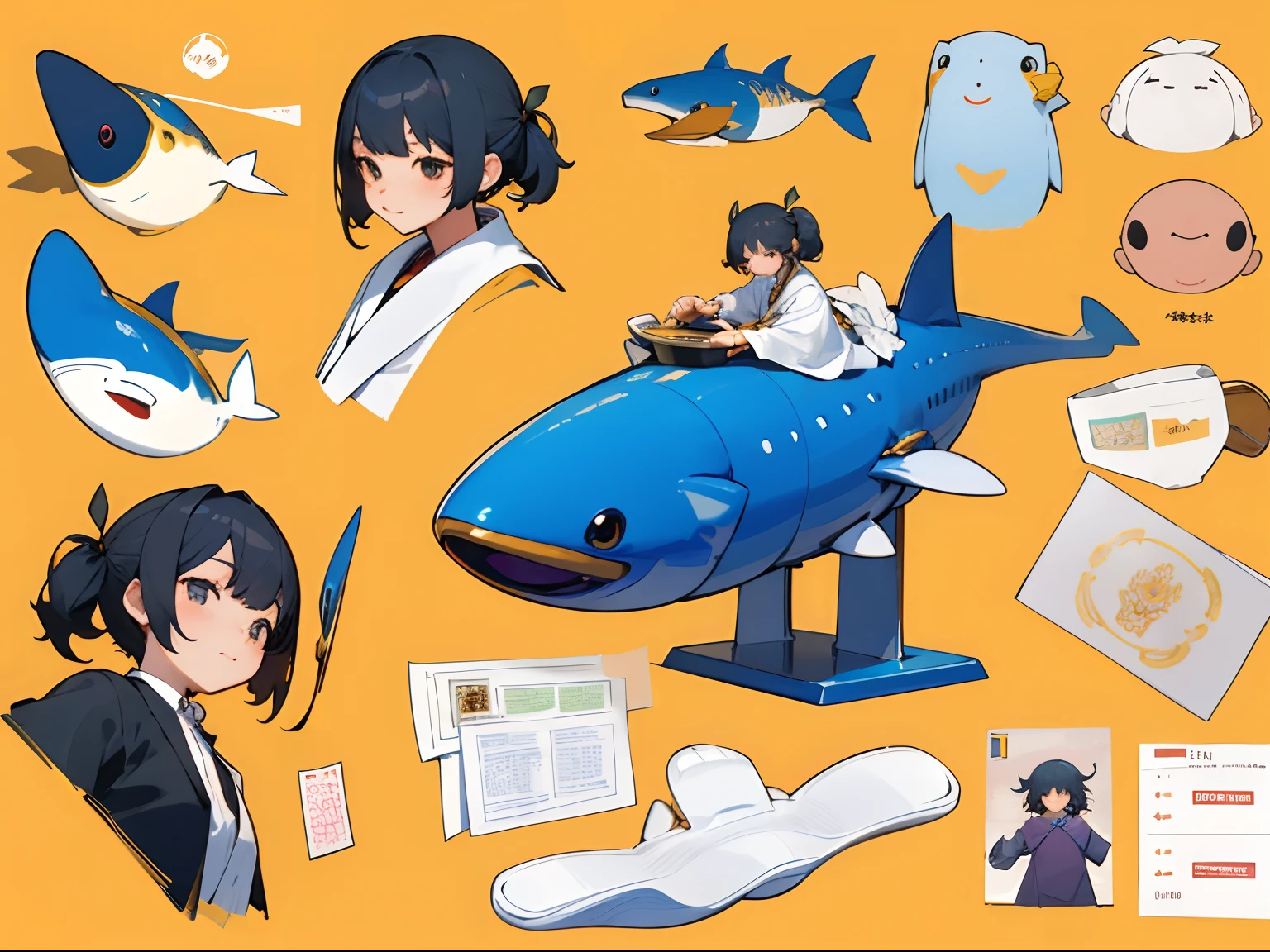 ​masterpiece,top-quality,((character sheets,Same character,gauges,Lateral face,soles)),environment change scene,Pose too,Hairstyle Fax,Pose Jitai,Chartaran Betarola,(simple background、white backgrounid:1.3),illustratio,女の子1人,teens girl,Holding a stuffed yellow whale、I don't have an eye for money、Floating、gambling、multi view,