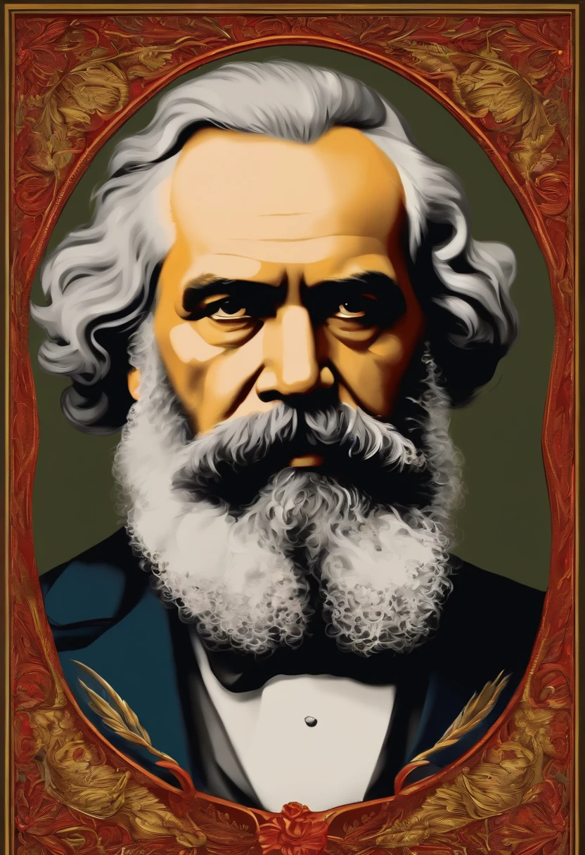 karl marx desenho