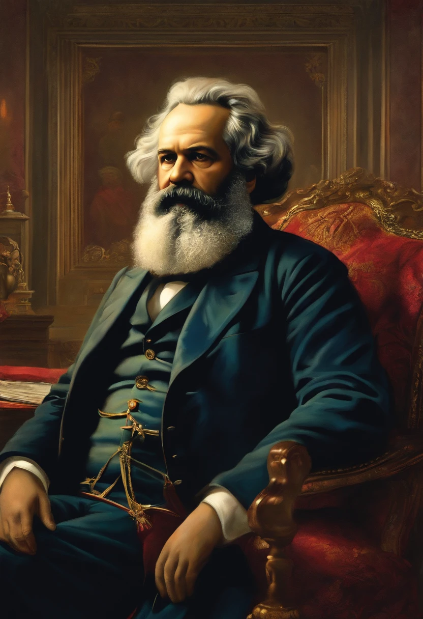 karl marx desenho