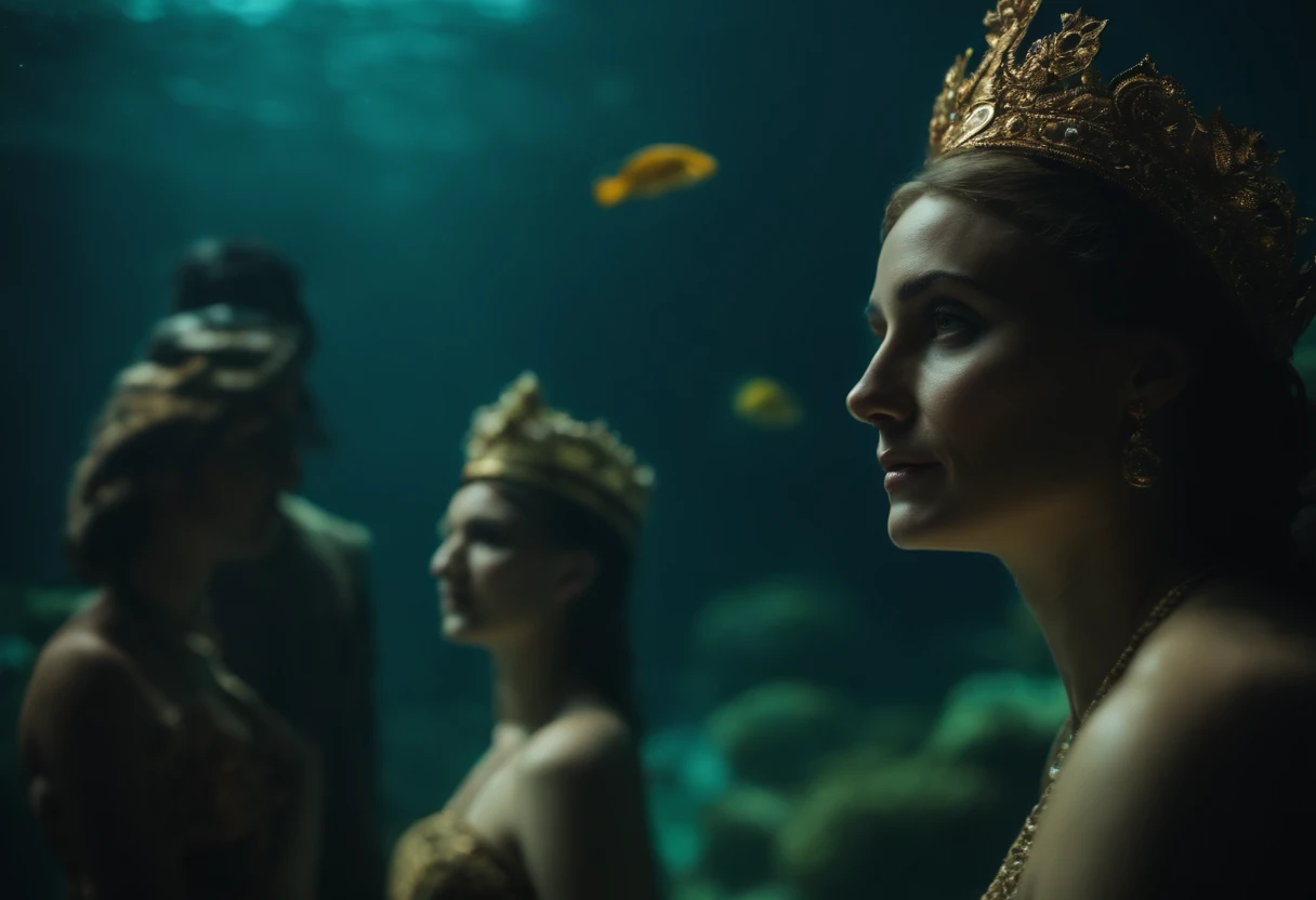 The royal family of the sacred and dignified underwater kingdom