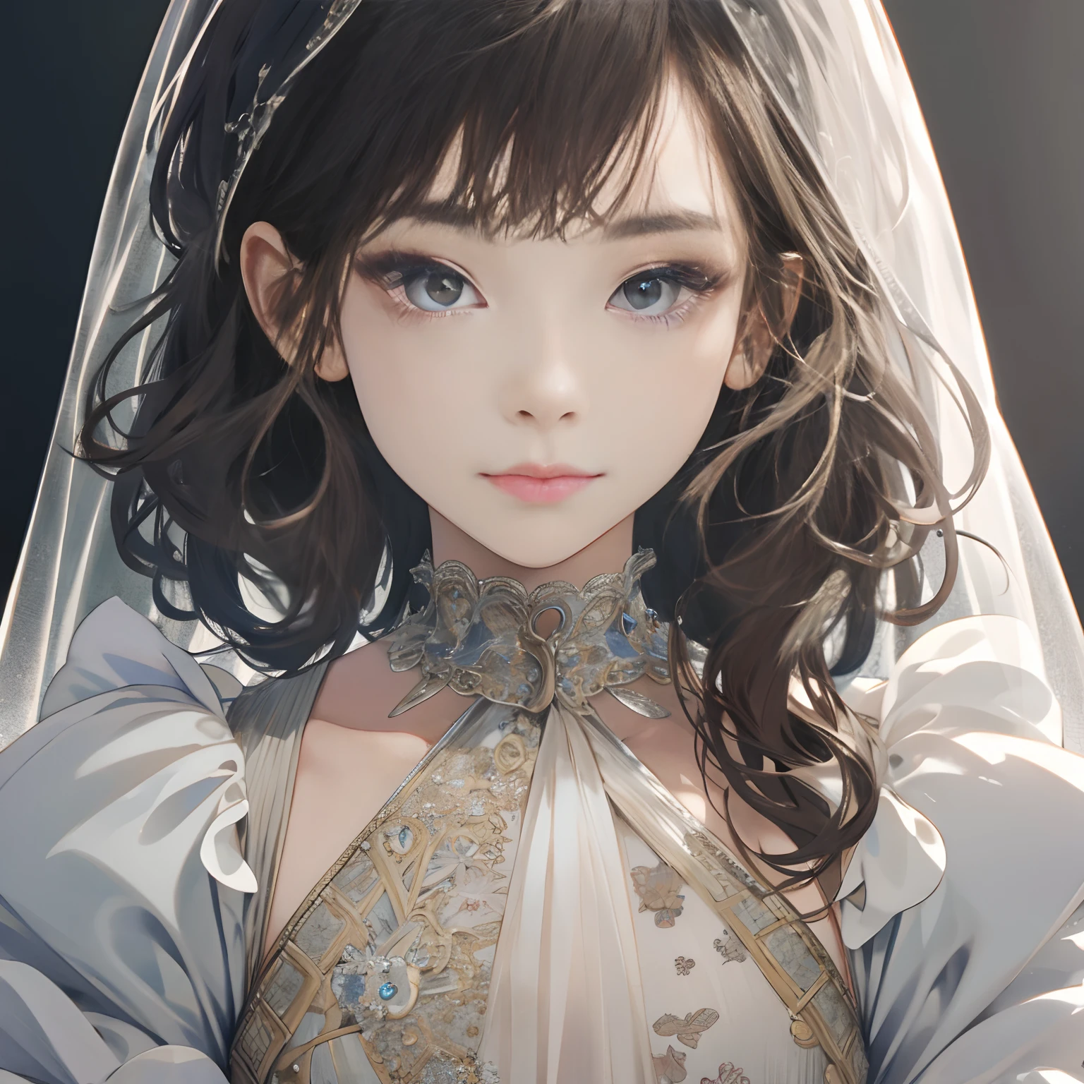 (extremely delicate and beautiful:1.2), 8k ,(masterpiece:1.0),(best_quality:1.0), 1girl, complex details, enlarged textures, complex details, finely detailed eyes and detailed face, intricate details, (closed mouth), perfect eyes, equal eyes, perfect body, extremely detailed, (Child), extremely realistic 3d