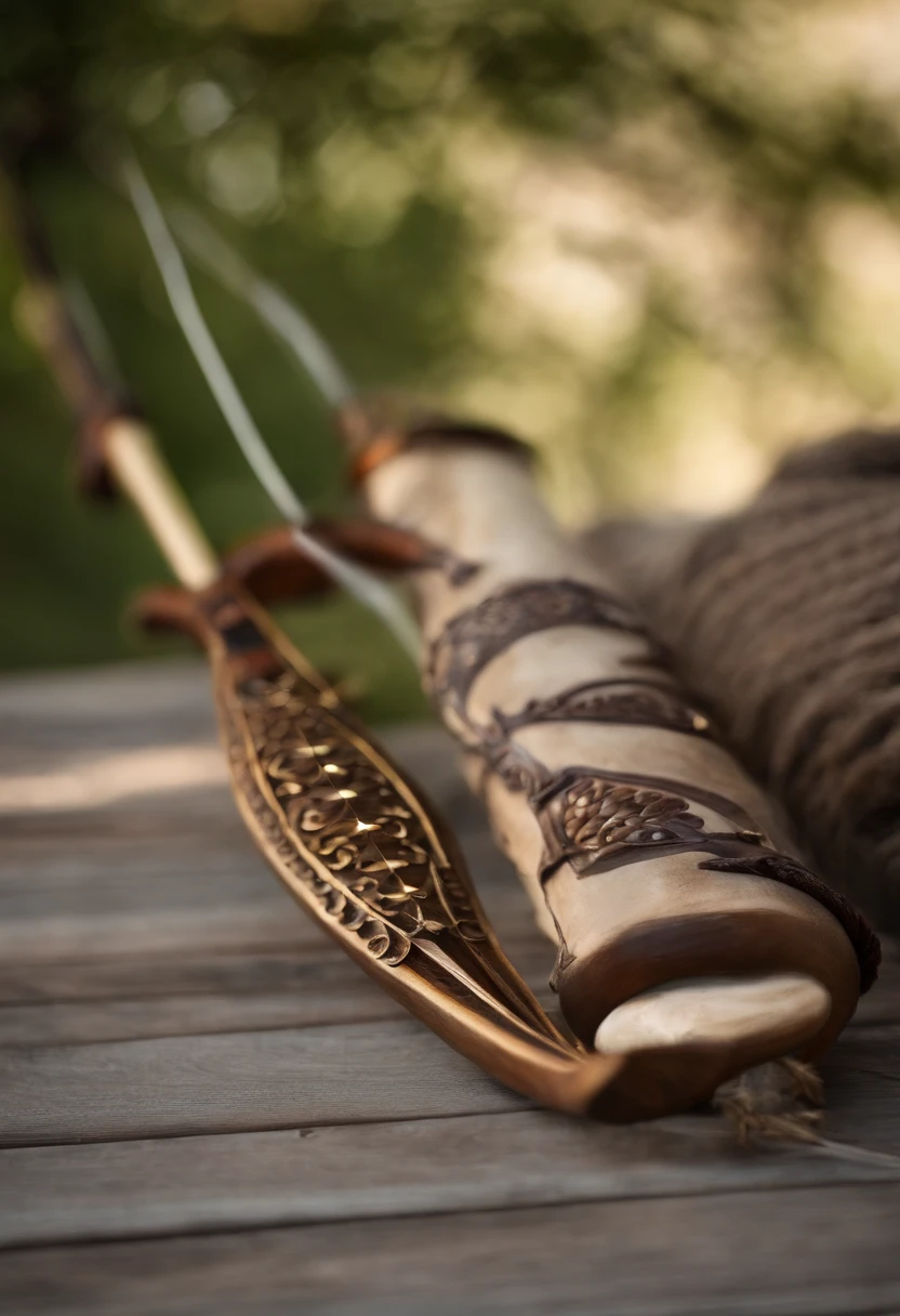 turn this staff into a bow and arrow