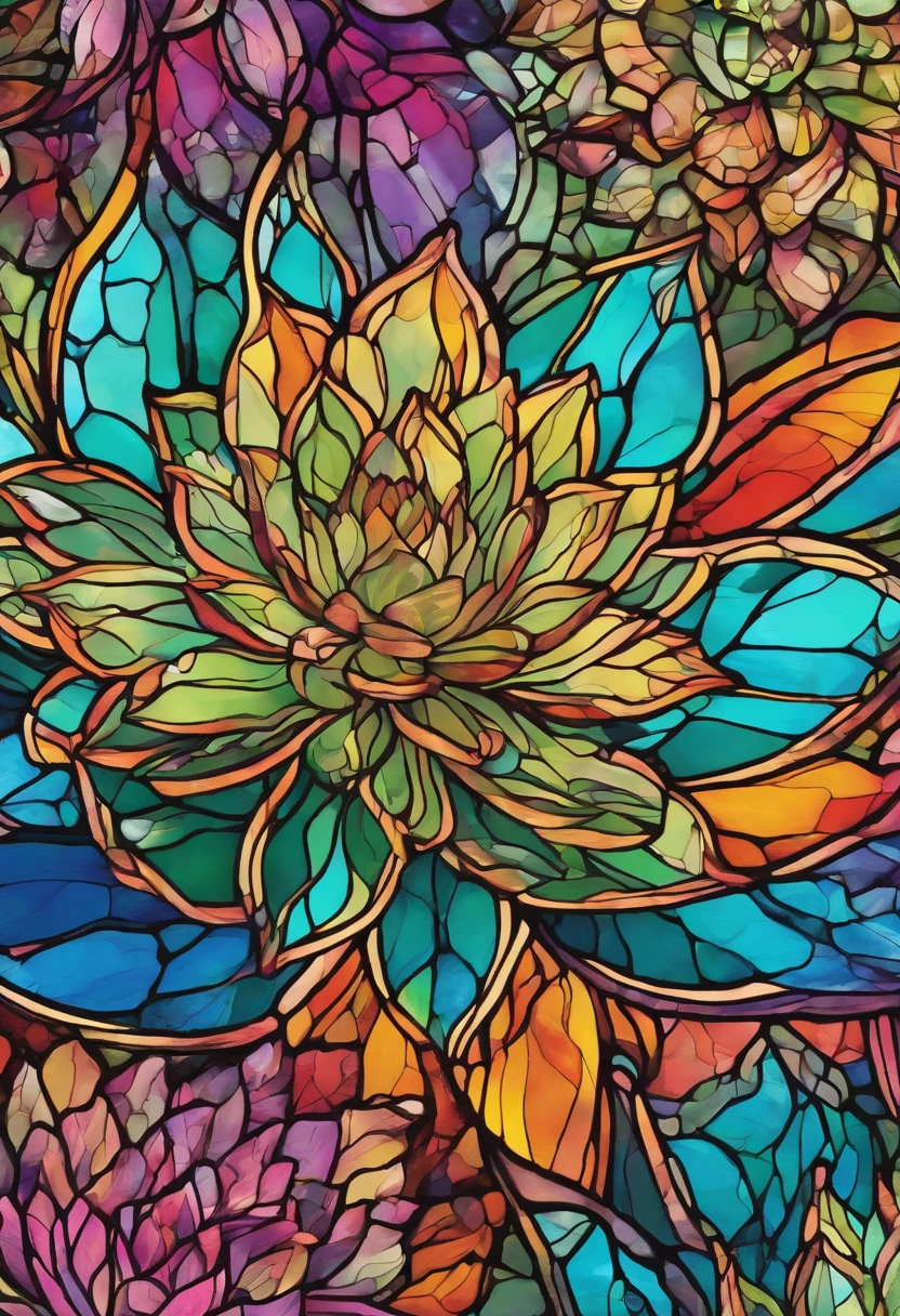 Psychedelic succulent plants