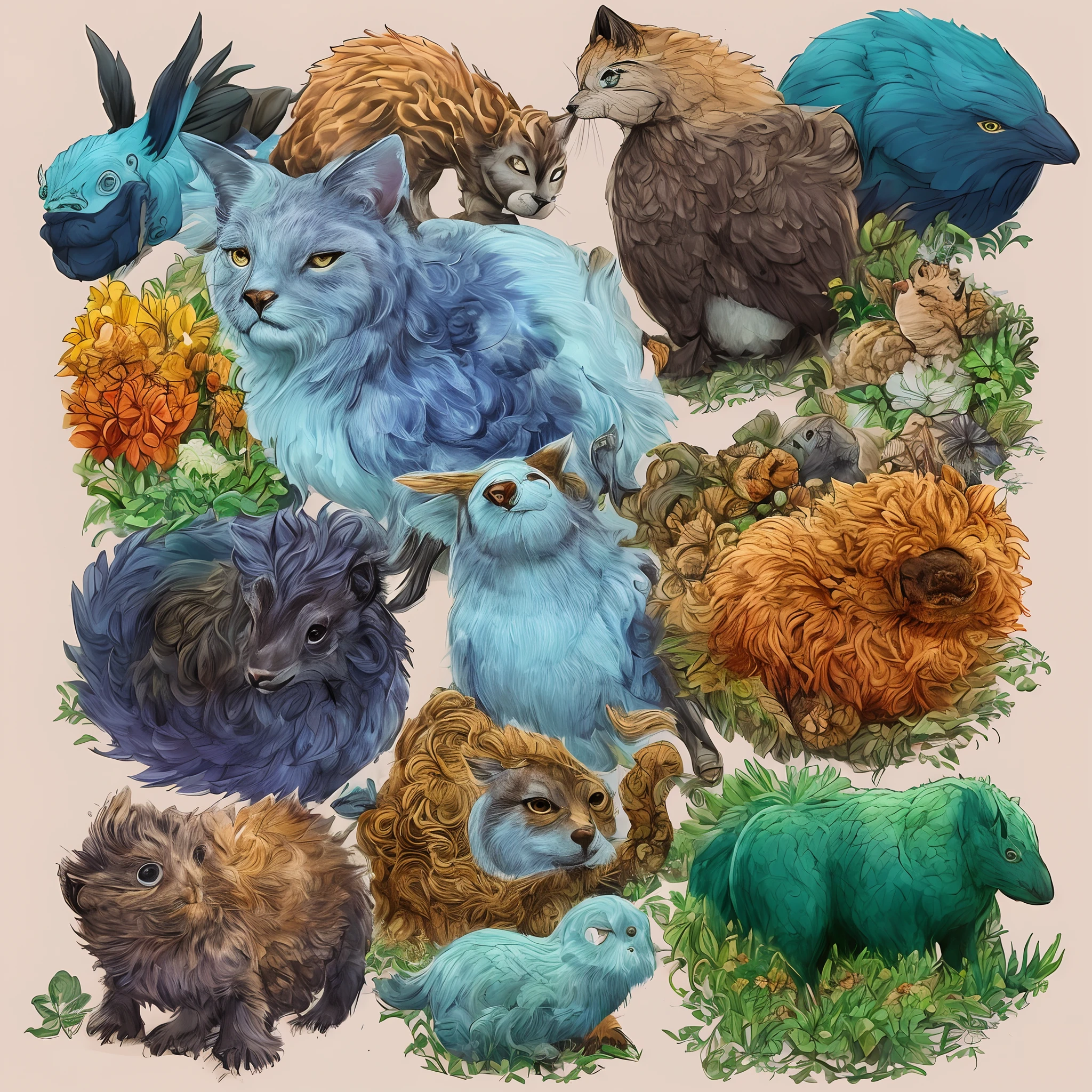 Criar desenhos de colorir / de animais do filme era do gelo