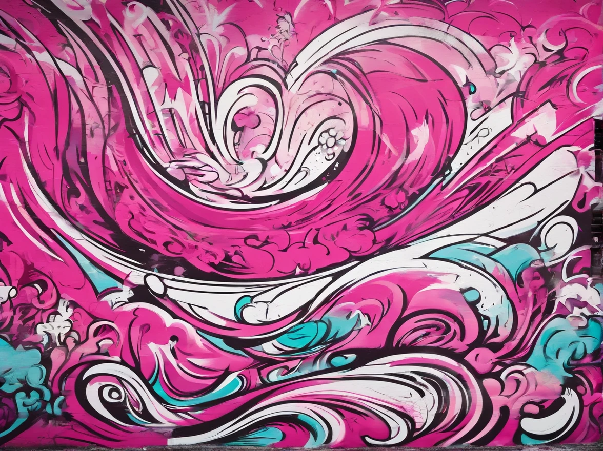 beautiful pink and white backround with swirly aesthetic