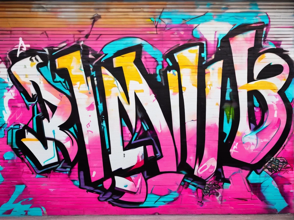 "Renny" written in pink and white