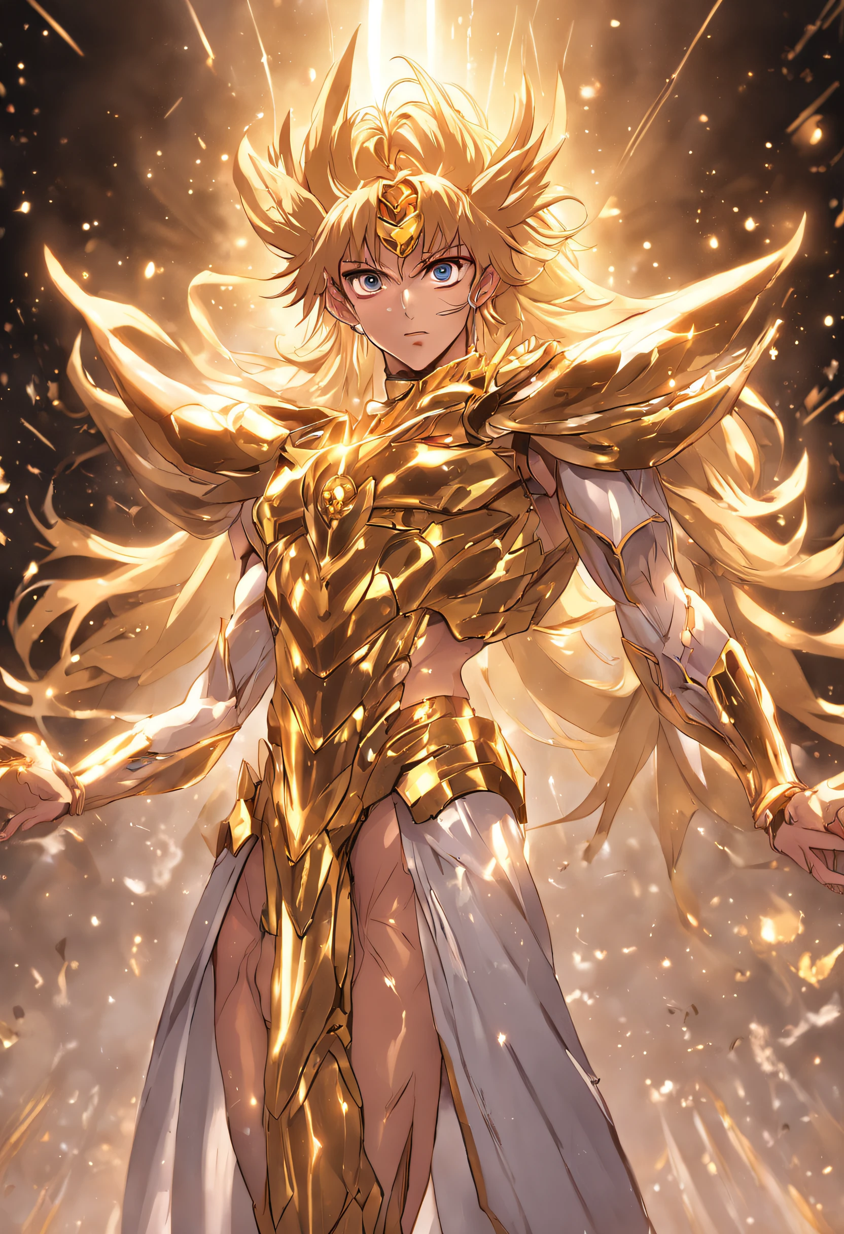 Virgo Golden Saint Seiya,Full body like,combats,Close-up,of a real,Facial features are carefully depicted,Realistic skin texture,Dark style,depth of fields,high light,Real light,Ray traching,oc rendered,Hyper-realistic,best qualtiy,8K,Works of masters,super-fine,Detailed pubic hair,Correct anatomy,sharp focus on eyes,Bokeh,Facial features are carefully depicted
