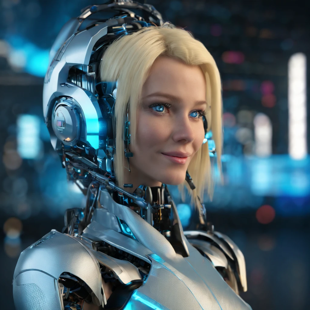 (best quality,4k,8k,highres,masterpiece:1.2),ultra-detailed,(realistic,photorealistic,photo-realistic:1.37),A girl with blonde hair and blue eyes, looking at the viewer, with a wide smile. (girl:2), (blonde hair:2), (blue eyes:2), (wide smile:1.3)