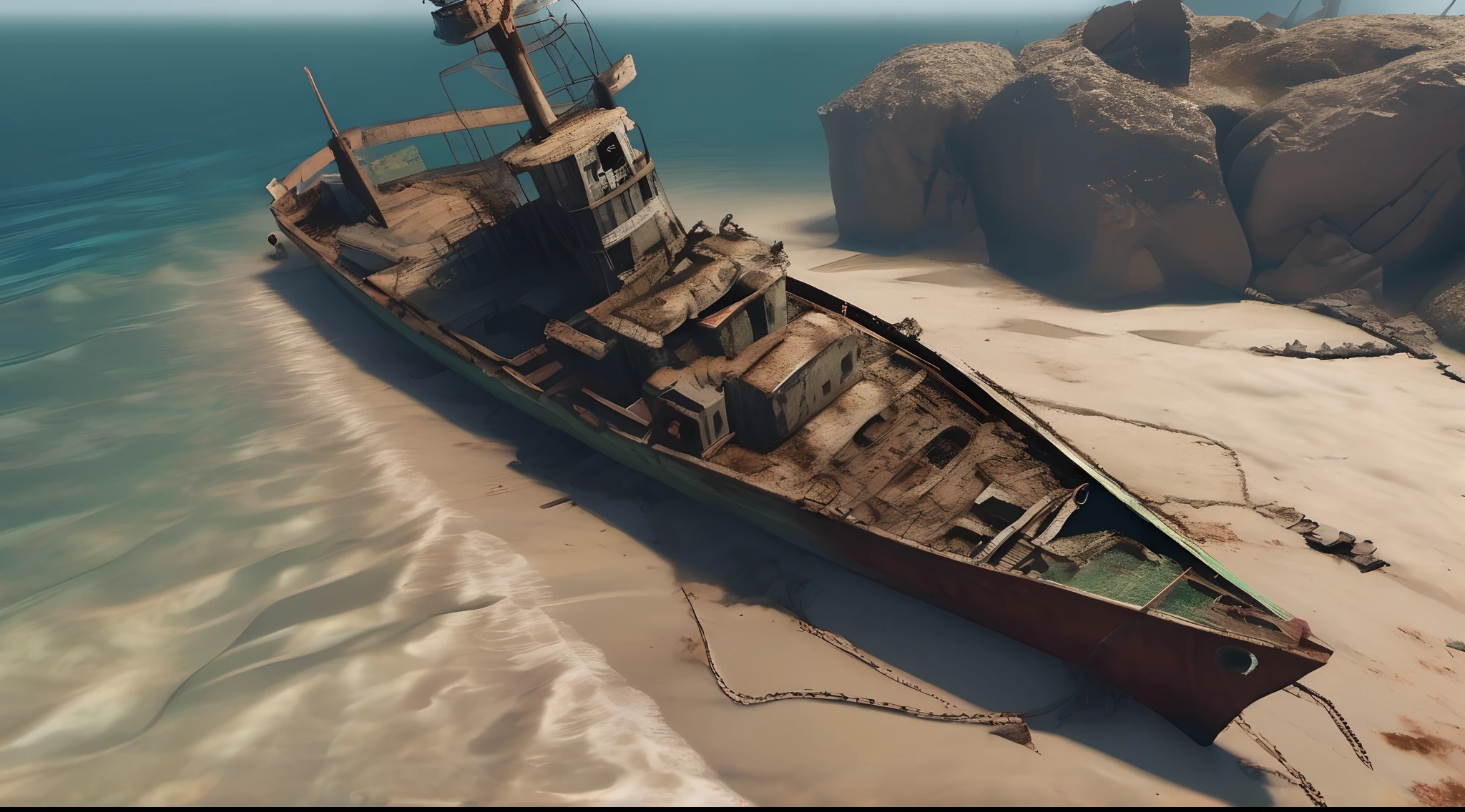 navio de guerra,shipwreck,fundo do mar,.RAW,Urbano,8k,Realistic image