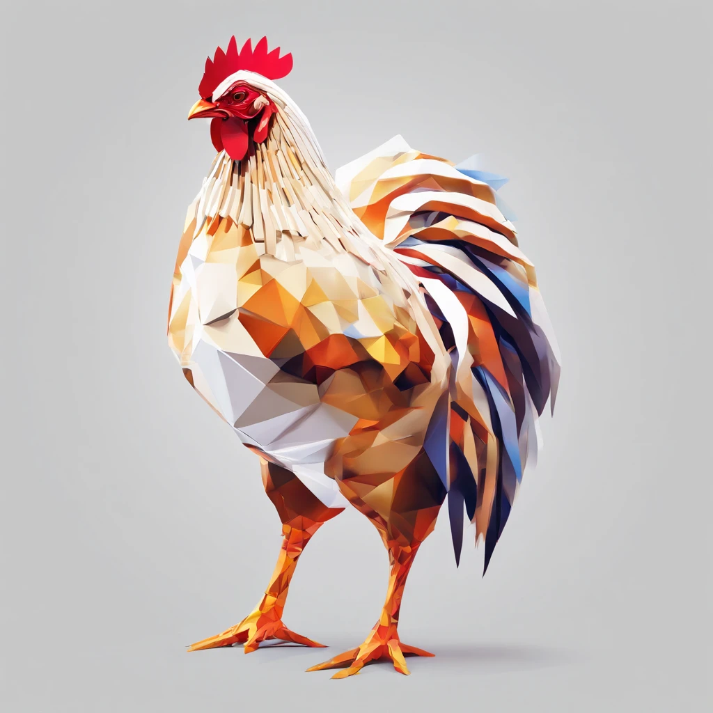 ((Man with chicken head))、body builder、Only the head is a chicken human、Perfect centering, Wear a student team jacket, Wearing sunglasses, Wearing headphones, cheerfulness, Standing position, Abstract beauty, Centered, Looking at the camera, Facing the camera, Approaching perfection, Dynamic, Highly detailed, Smooth, Sharp Focus, 8K, hight resolution, Illustration, art by carne griffiths and wadim kashin, White background